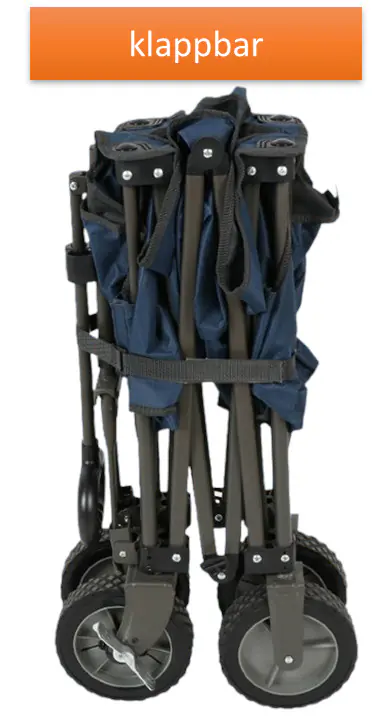 TrendLine Faltbarer Campingwagen 90,5 x 49 cm, Höhe: 56 cm