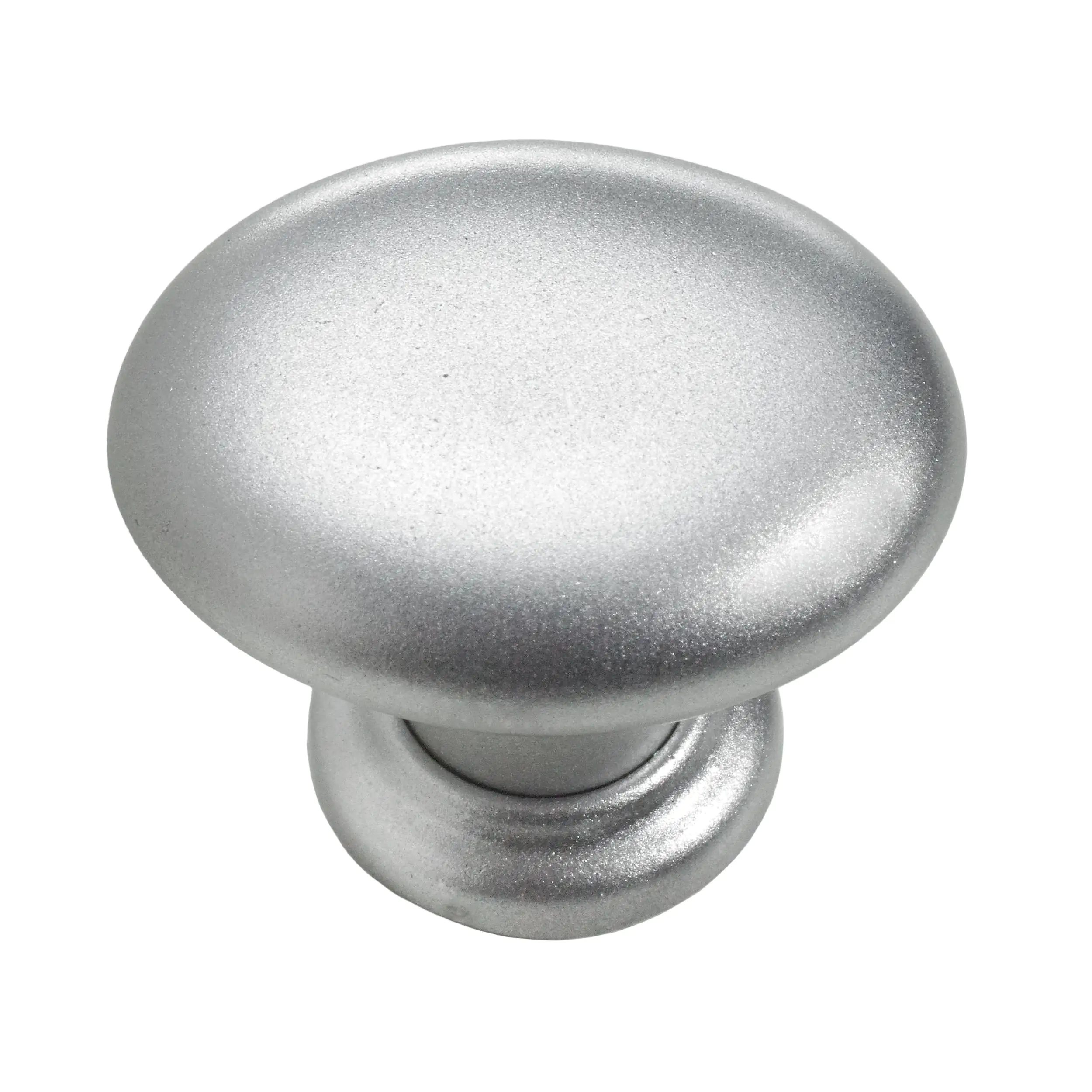 Hettich Möbelknopf Kunststoff Aluminium-Optik Ø 33,0 mm - 1 Stück