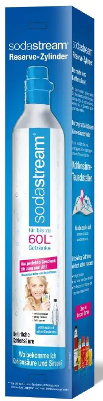 Sodastream Reservezylinder 60 L pfandfrei