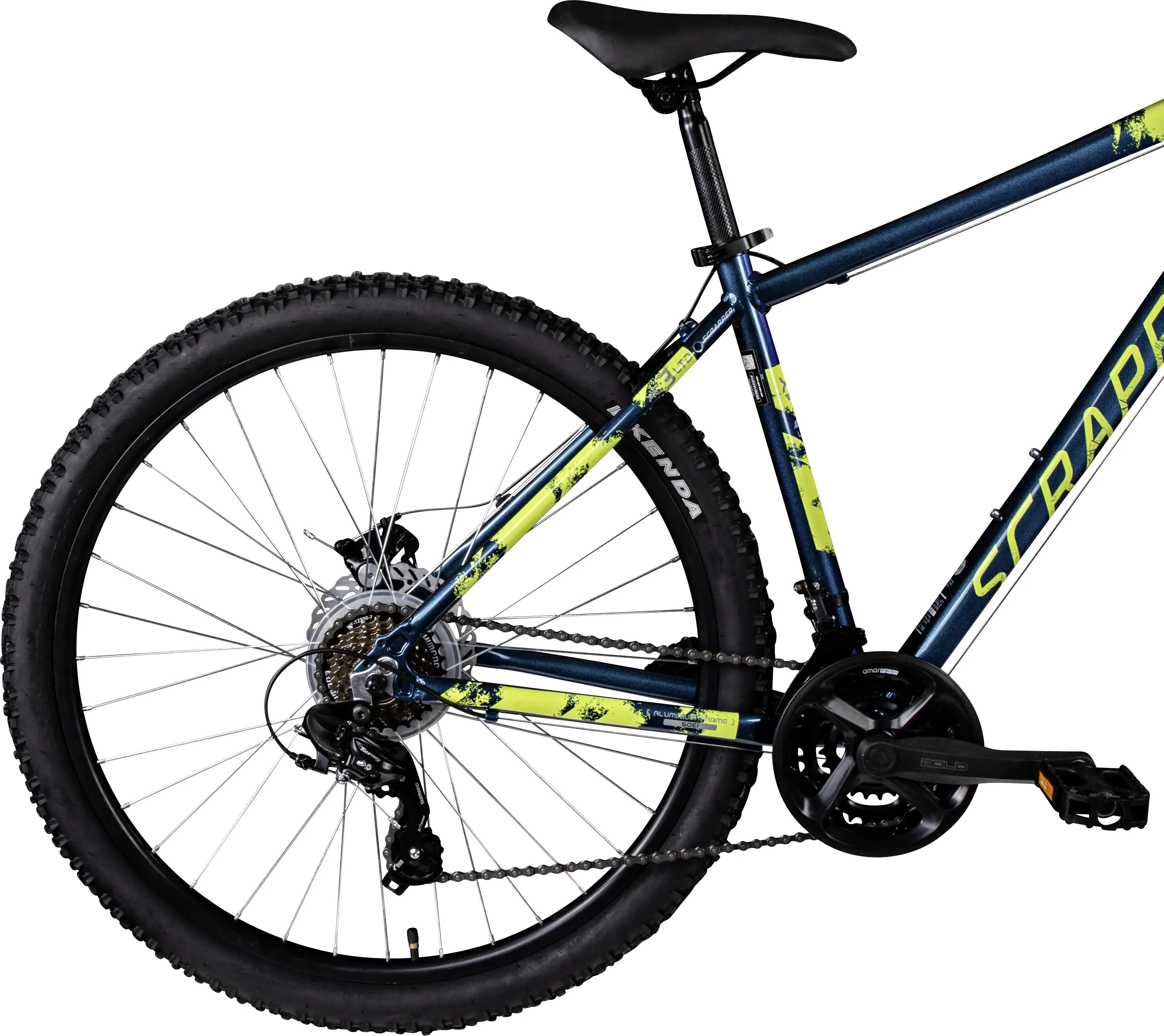 Scrapper Mountainbike XC 3.1 LTD L 27,5 Zoll RH 50cm 21-Gang blau gelb
