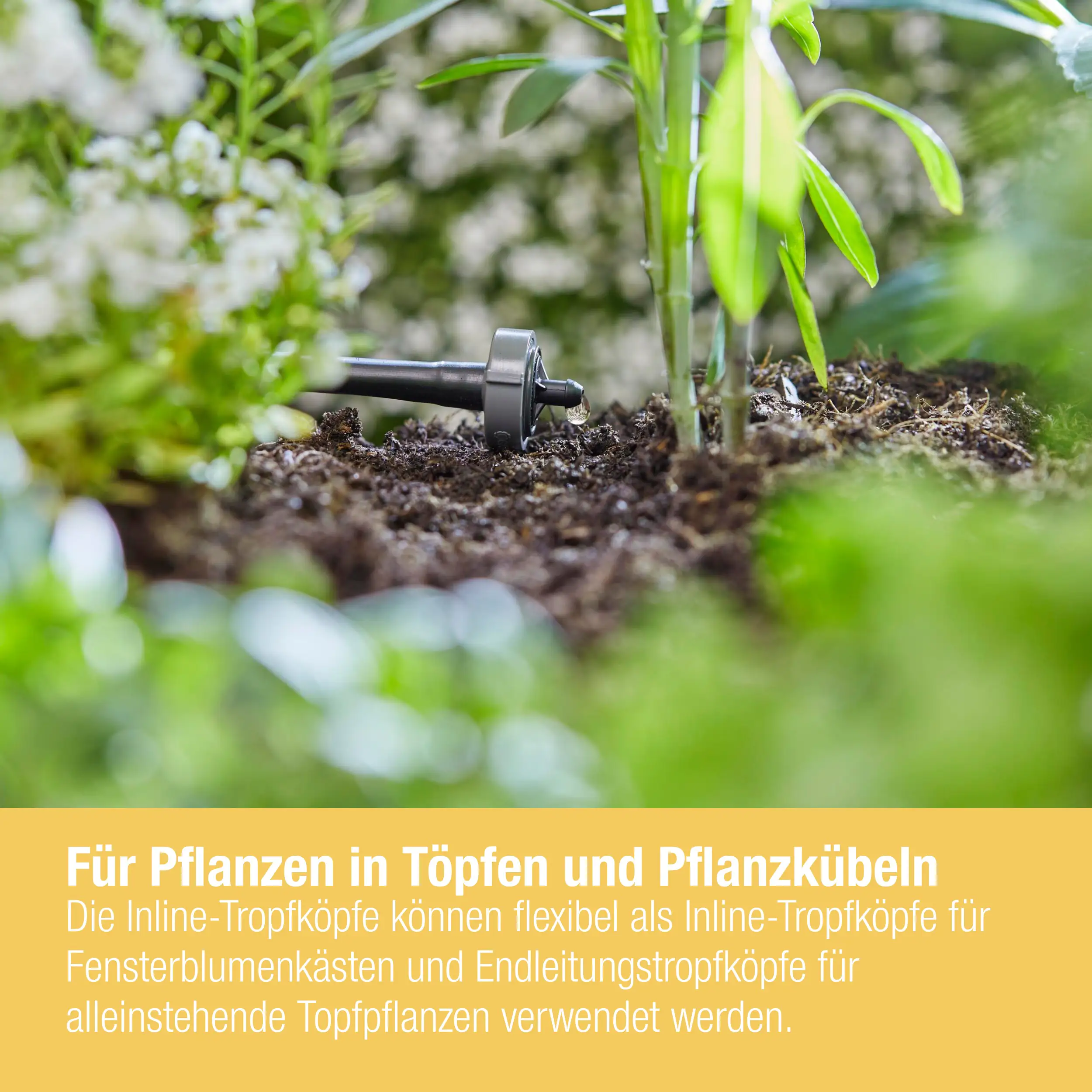 Gardena Tropfbewässerung Set Balkon 15 Topfpflanzen