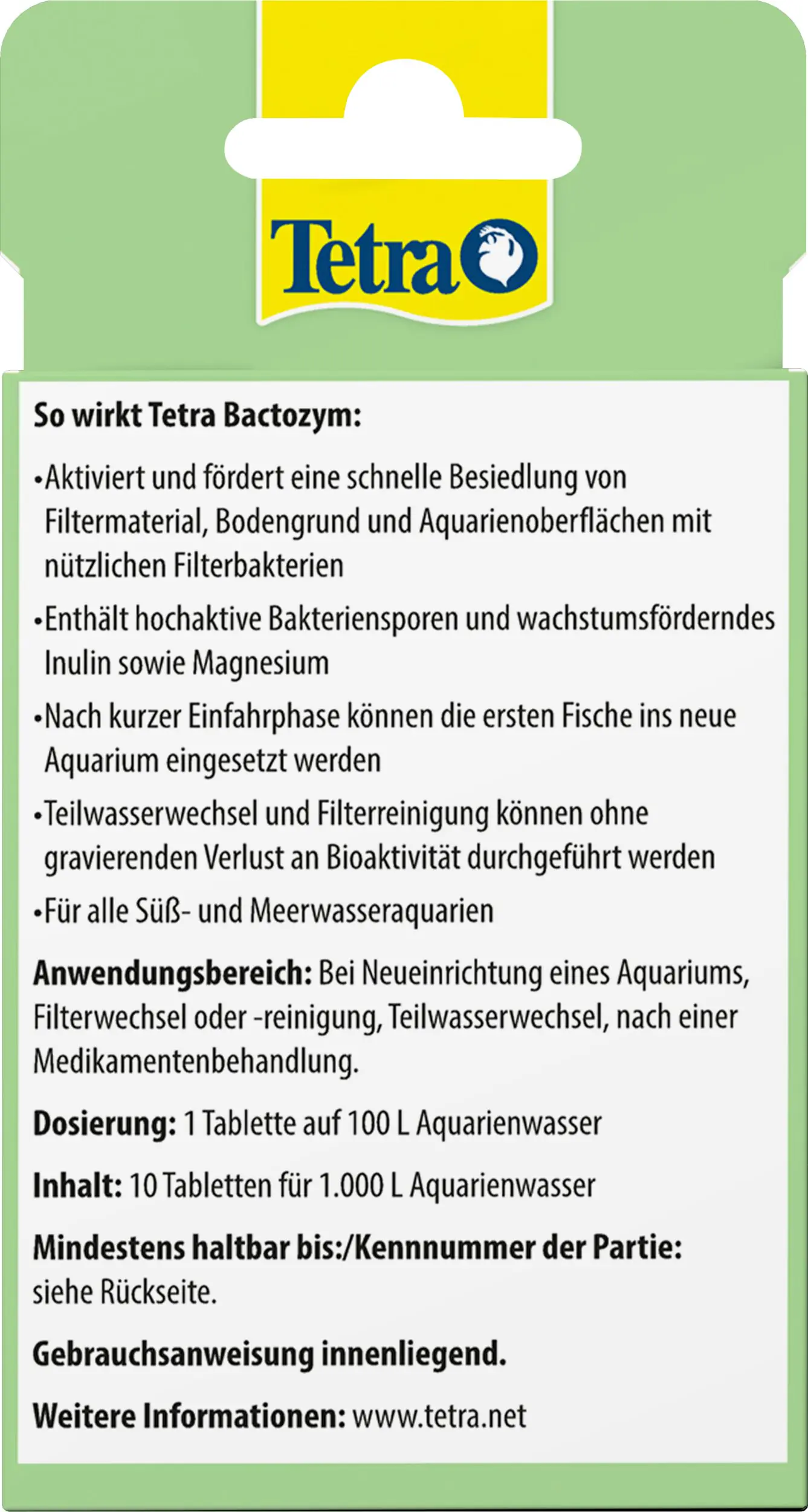 Tetra Bactozym 10 Kapseln