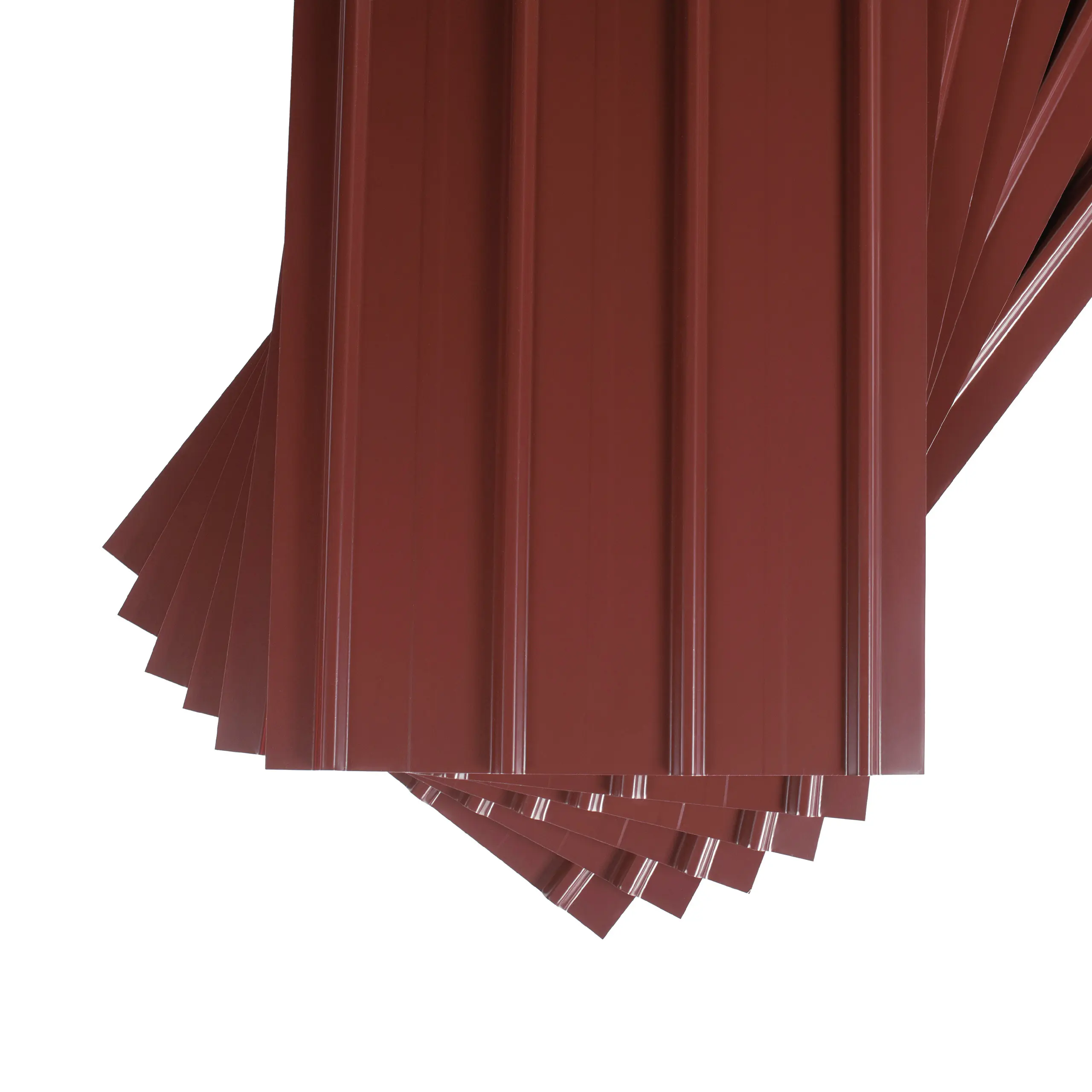 SMART Cover Set H12 Plus Trapez-Abdeckblech inkl. Schrauben Rot RAL 3011 12 Stück