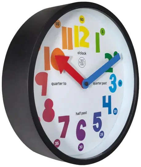 Nextime Lern-Wanduhr Sophia Ø 26 cm