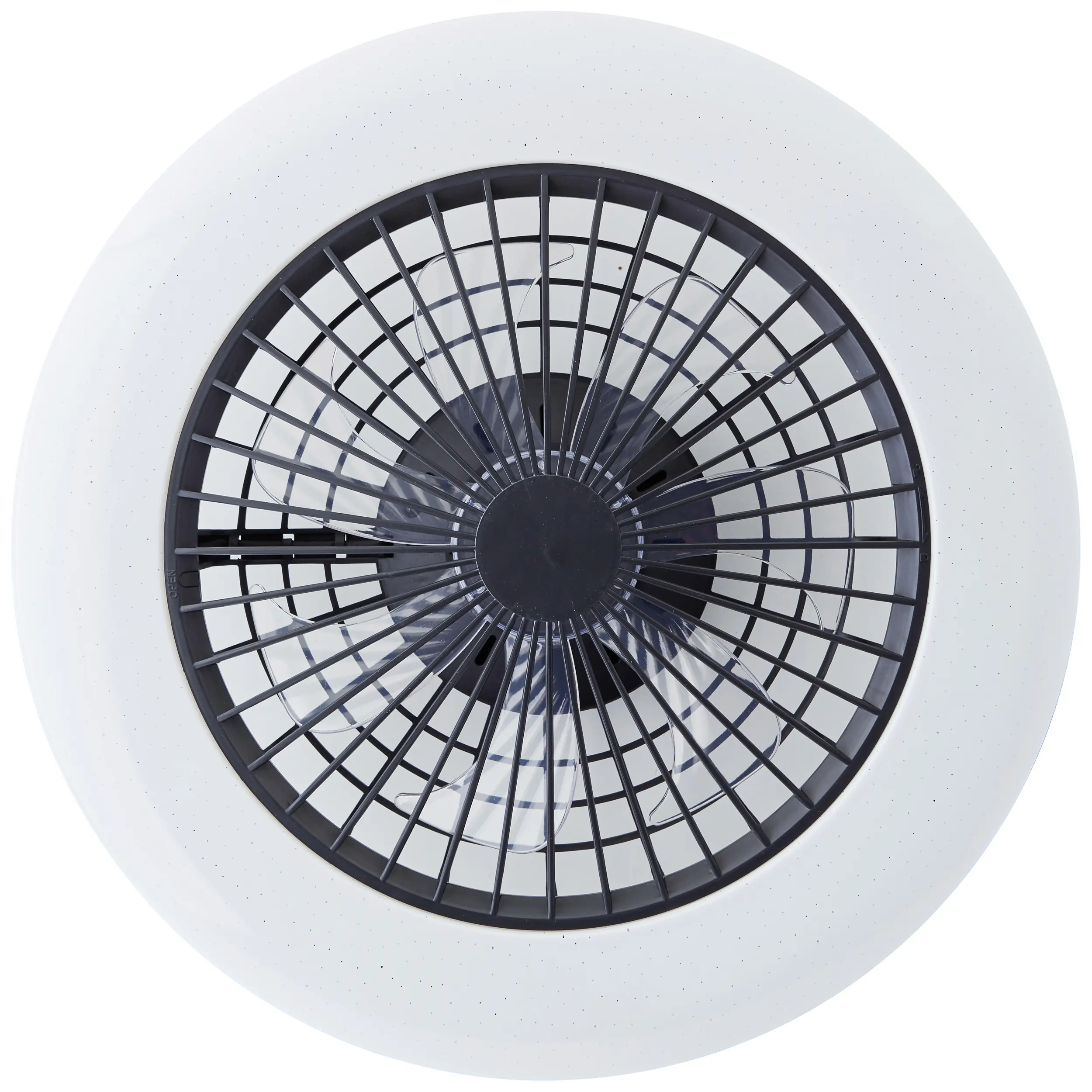 Brilliant LED Deckenleuchte mit Ventilator Salerno Ø 48,5 cm 40 W schwarz