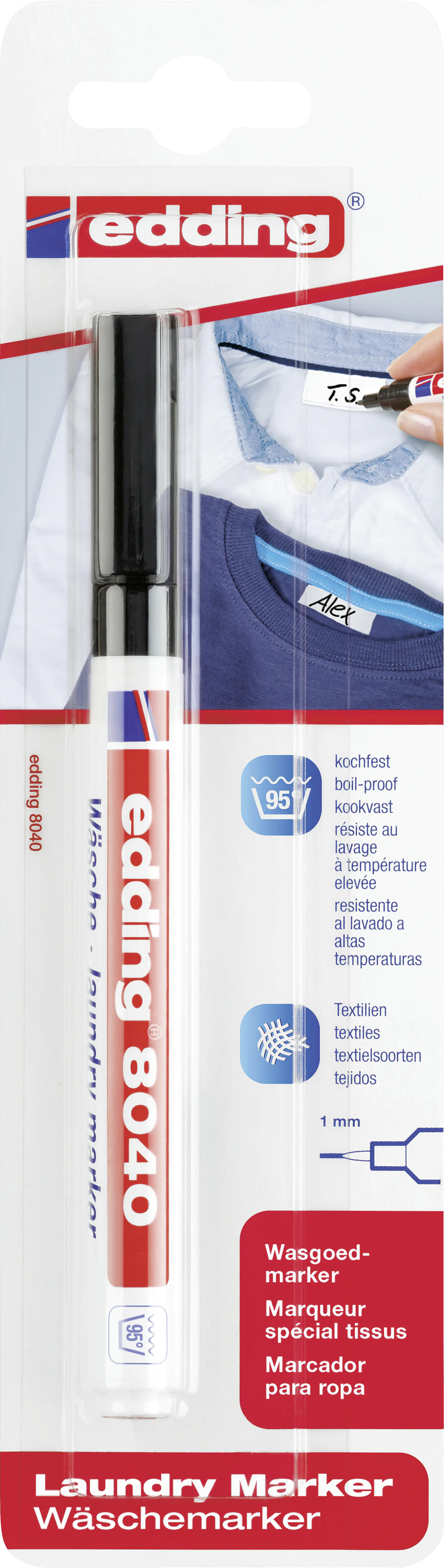 edding 8040 Wäschemarker schwarz