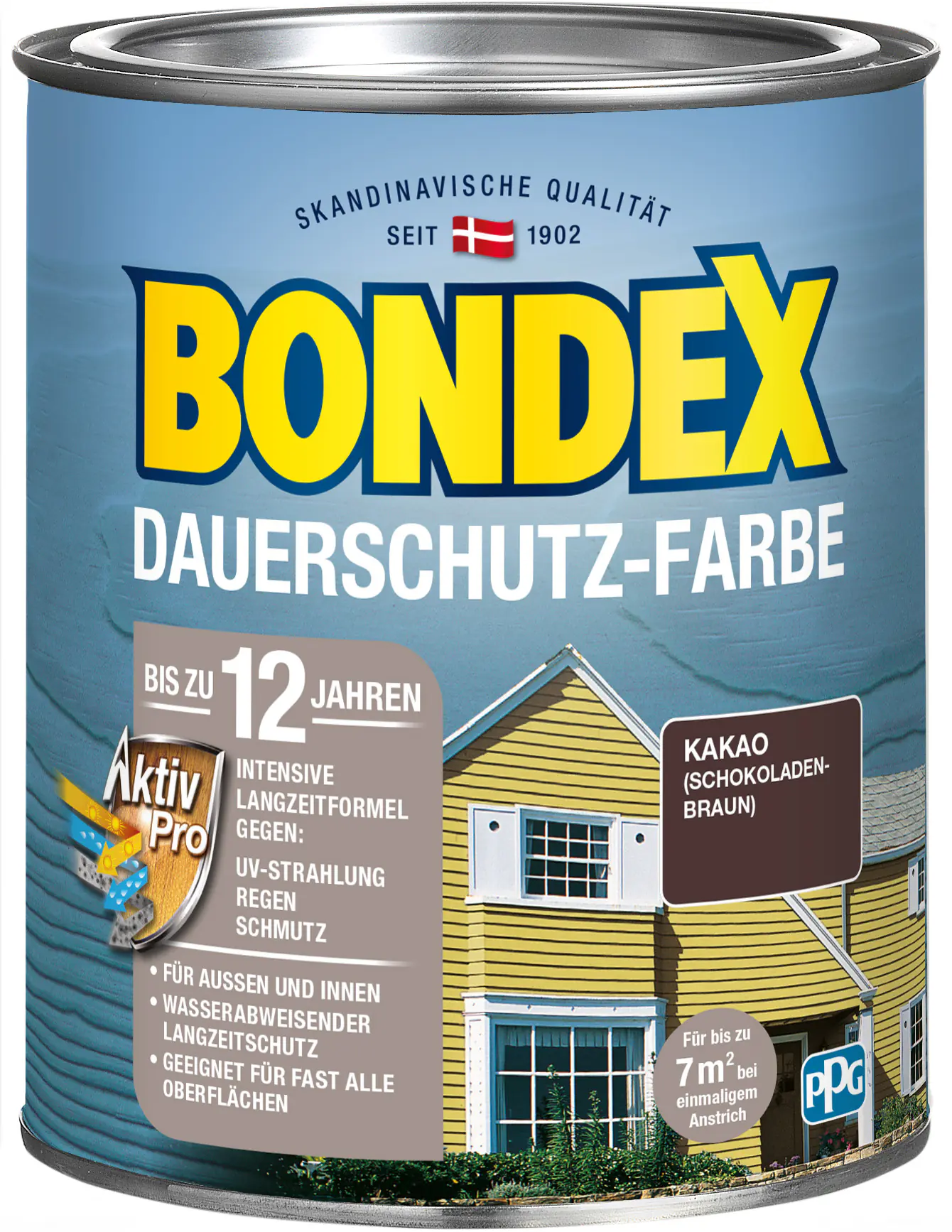 Bondex Dauerschutz-Holzfarbe 750 ml kakao schokoladenbraun