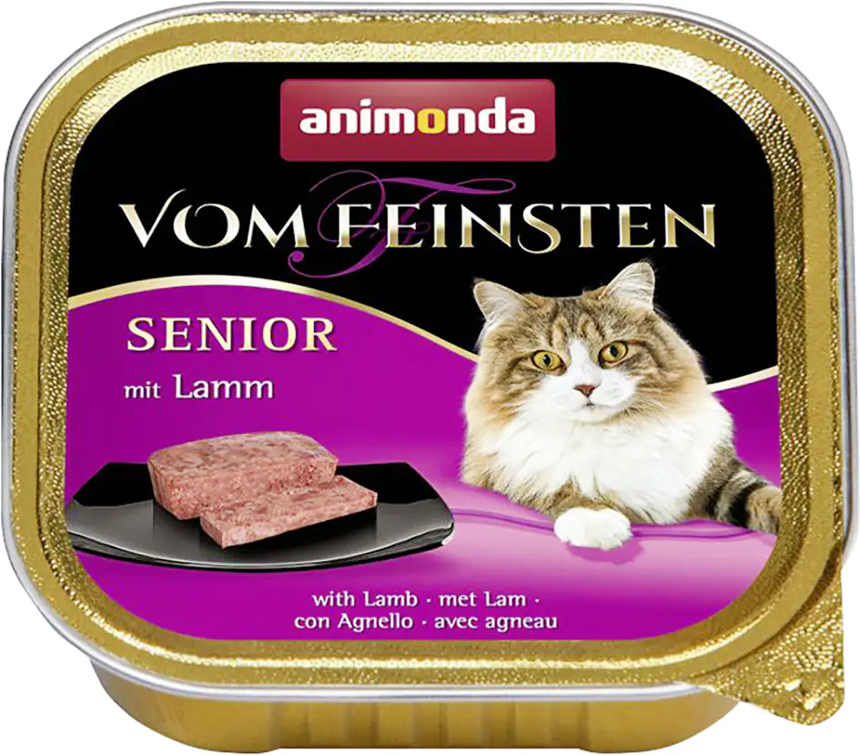 Animonda vom Feinsten Katzennassfutter Senior getreidefrei 100 g Lamm