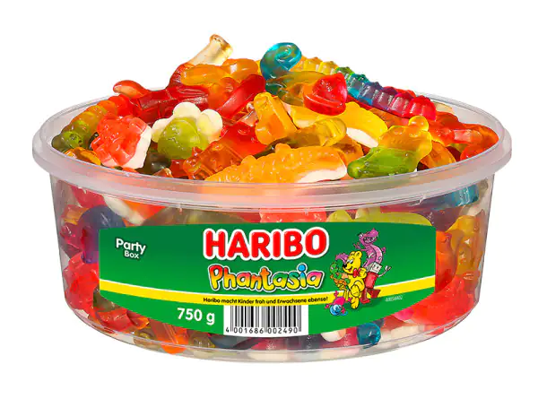 Haribo Fruchtgummi Phantasia 750g  Dose