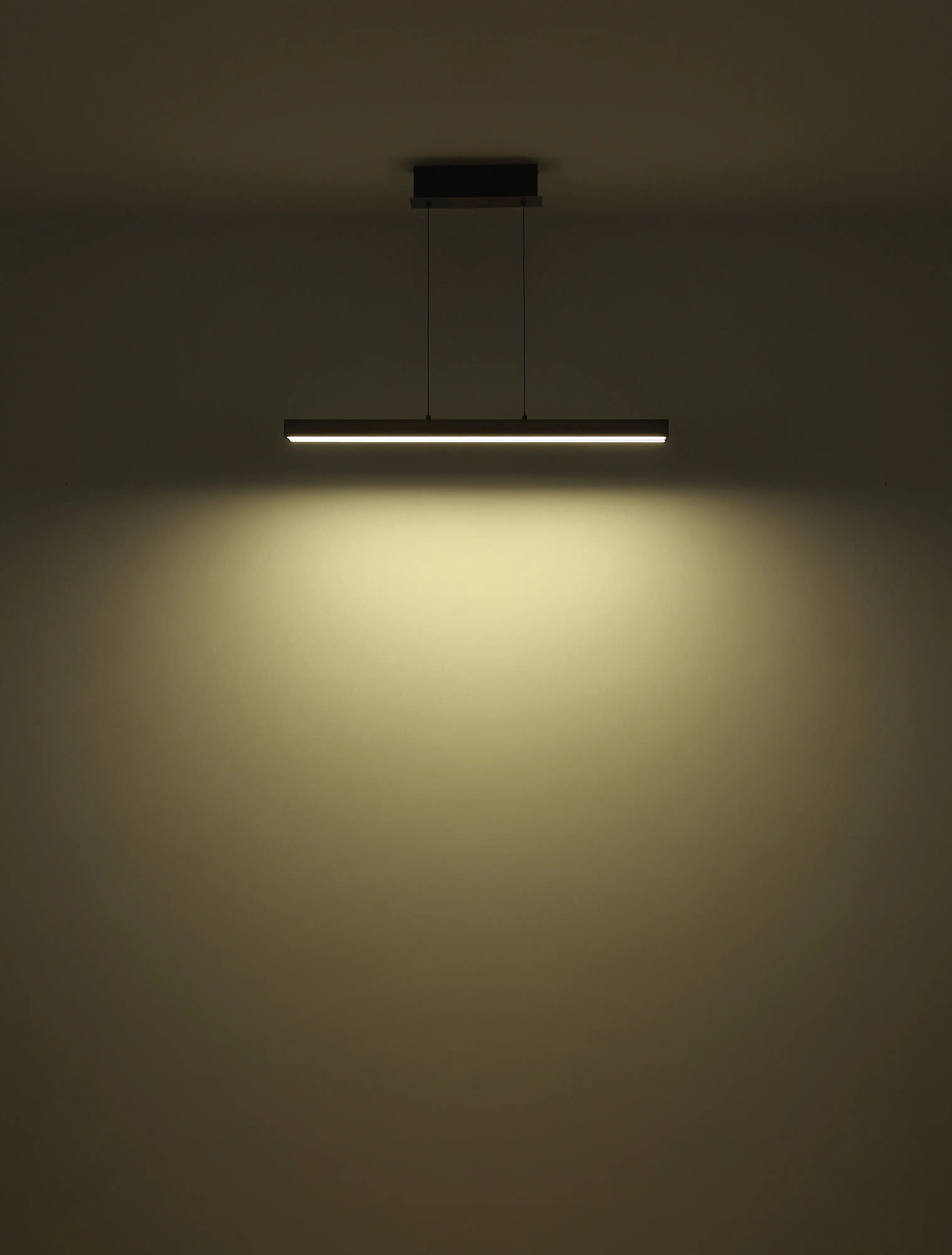 Globo LED Pendelleuchte Ethan 150 x 150 cm grau dunkel warmweiß