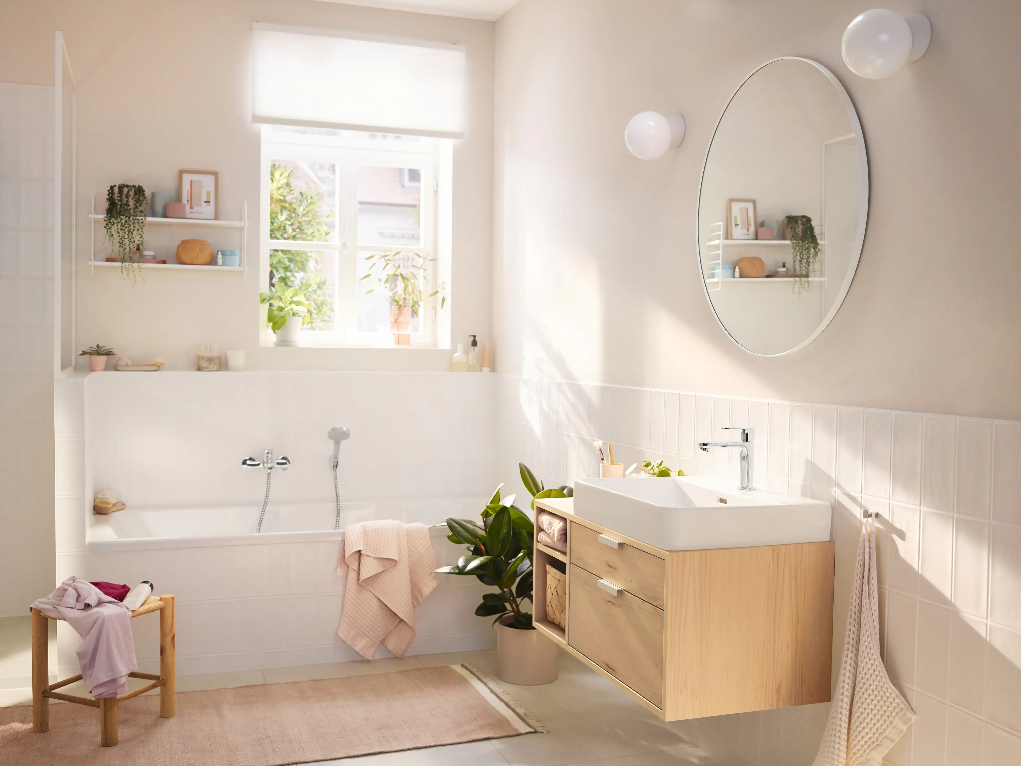 Hansgrohe Badewannenarmatur Rebris S Aufputz chrom