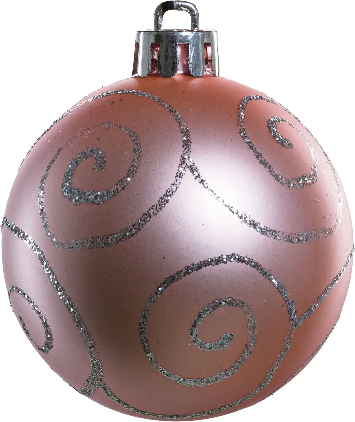 TrendLine Weihnachtskugeln bruchfest, langlebig Ø 6 cm rosa mattiert 6 Stück