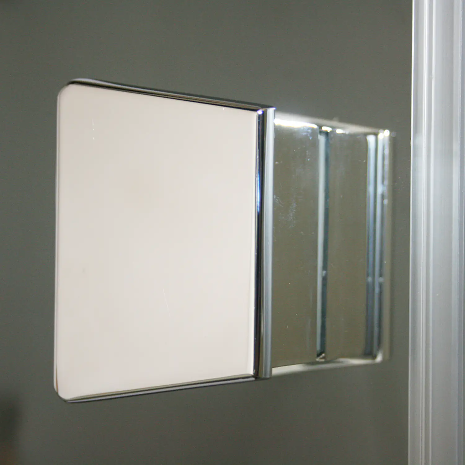 Primaster Eckeinstieg Tür Eckdusche Easy-6 Open 90 x 90 cm Klarglas chrom