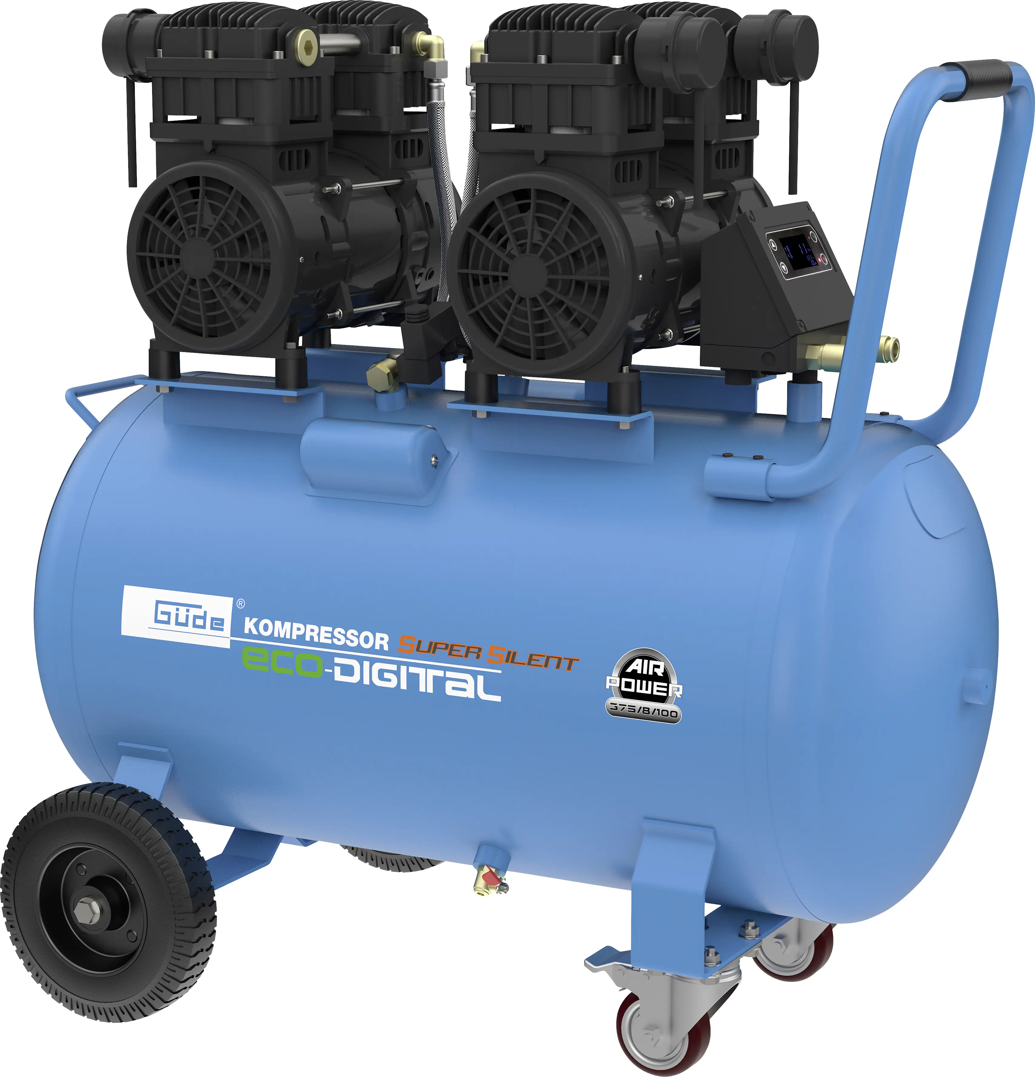 Güde Kompressor Airpower 375/8/100 ED-SILENT 8 bar 100 l 375 l/min 2,2 kW