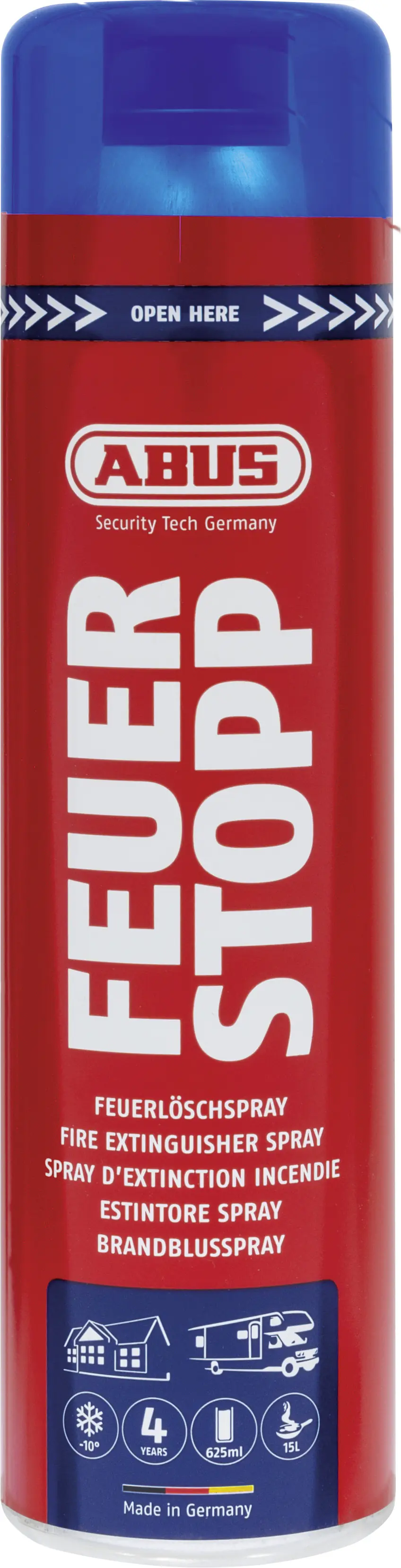 Abus Feuerlöschspray AFS625 620ml Schaum Löschmittel