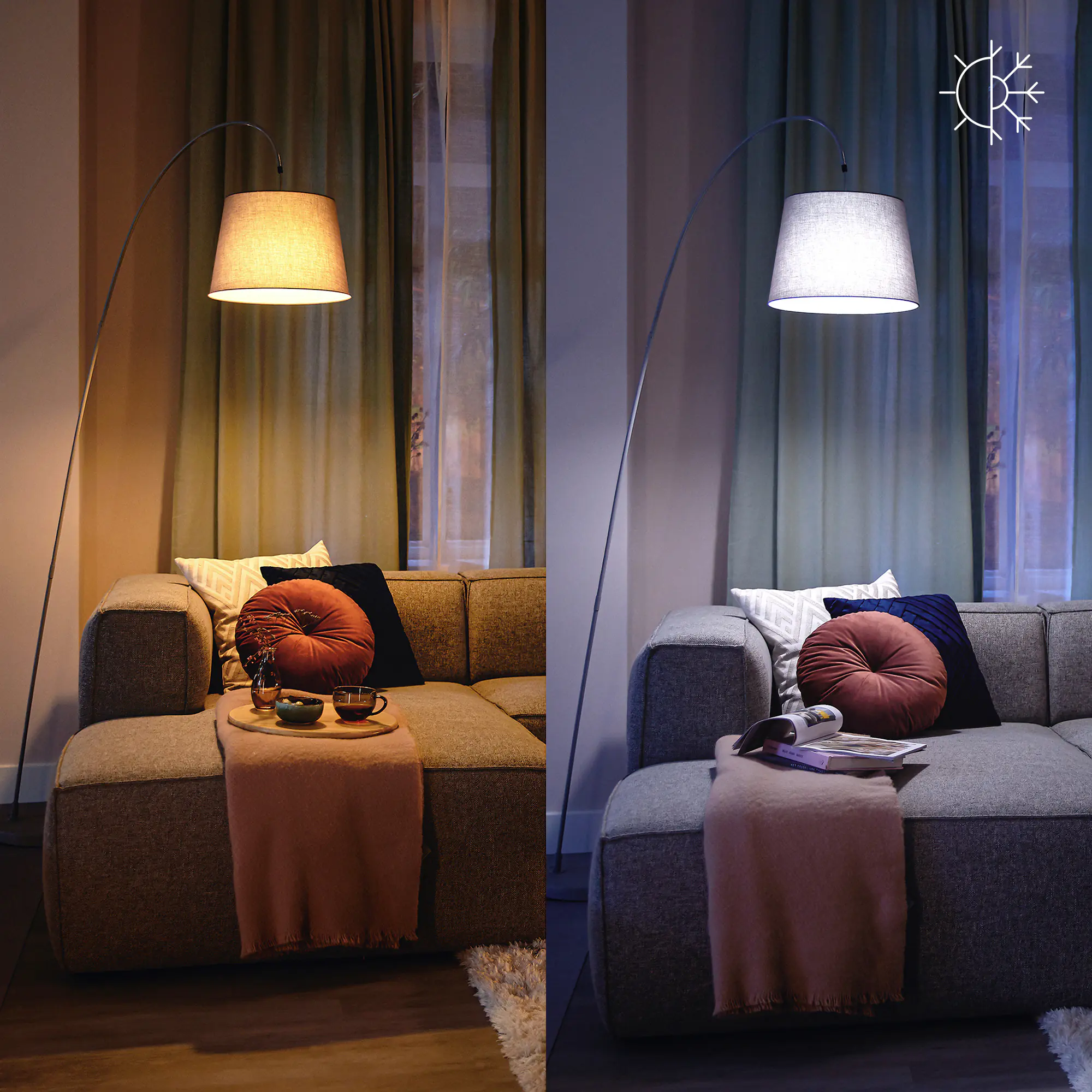 Philips LED Leuchtmittel E27 4,7W 1055lm 2700-6500K 