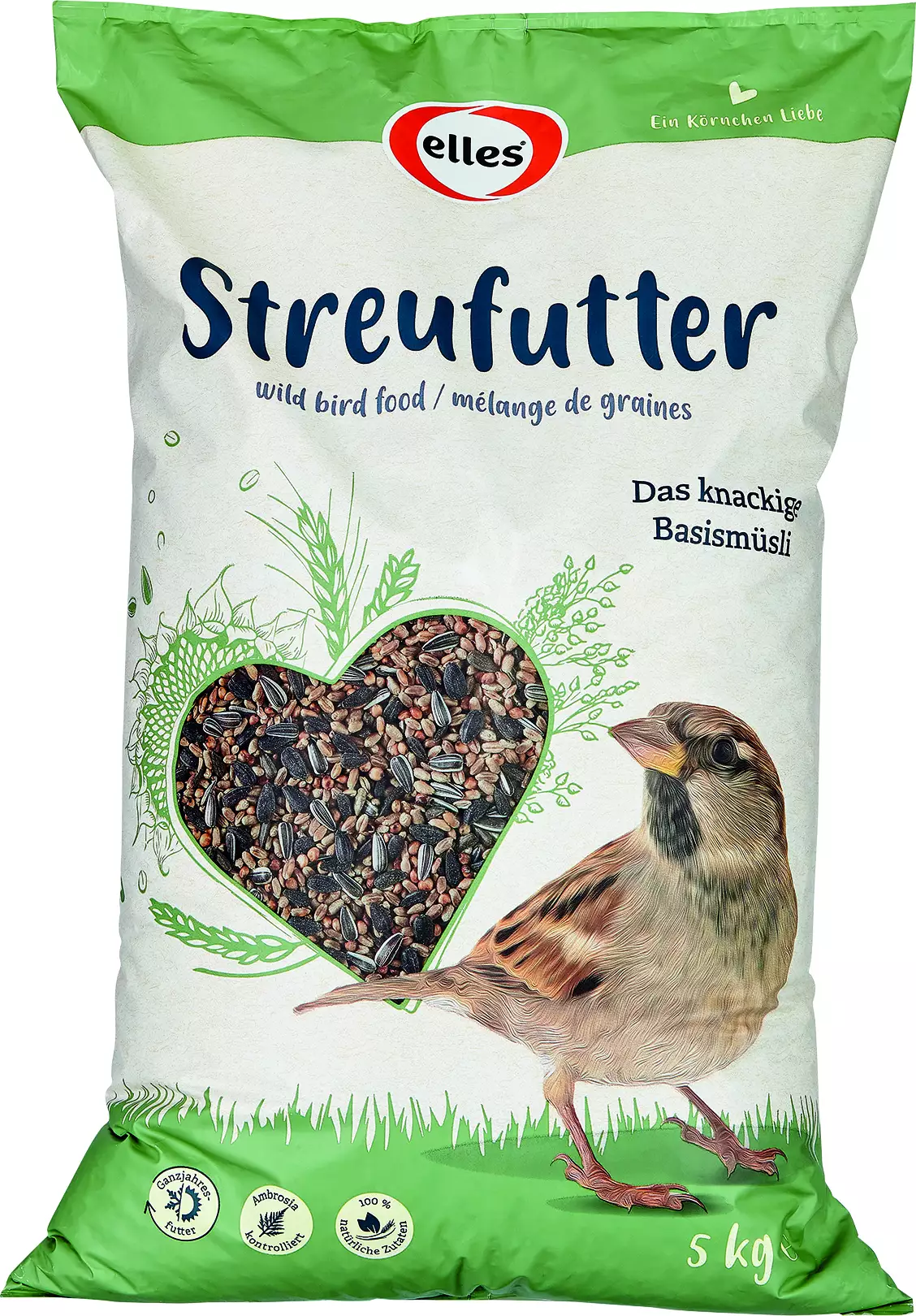 Elles Streufutter für Wildvögel 5 kg