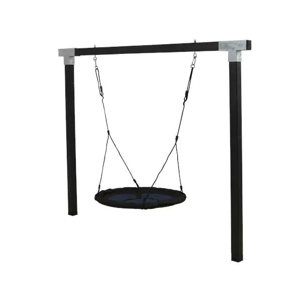 Plus Schaukelgestell Cubic inkl. Schaukelnest schwarz 268 x 209 cm