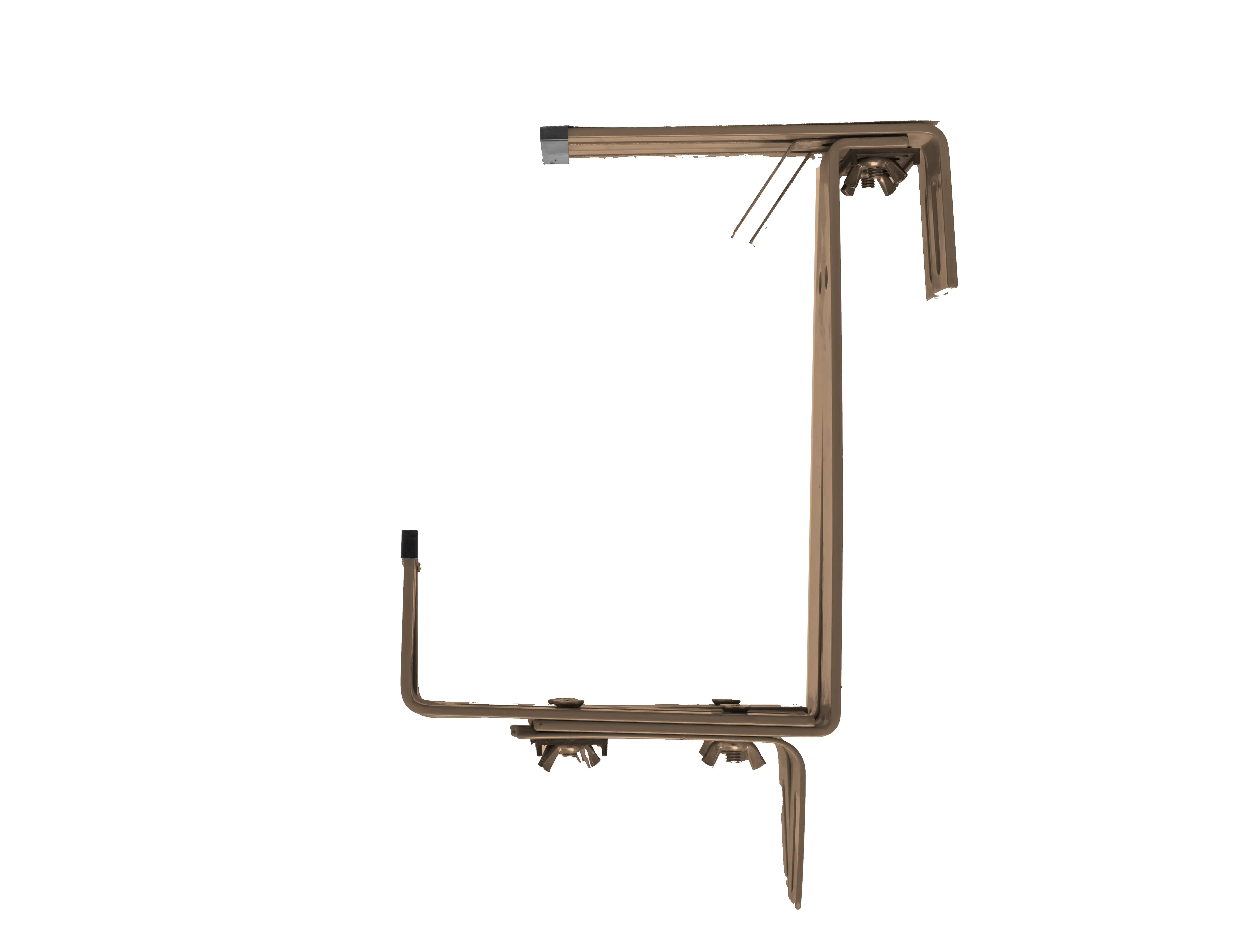 TrendLine Blumenkastenhalter braun 3-fach verstellbar