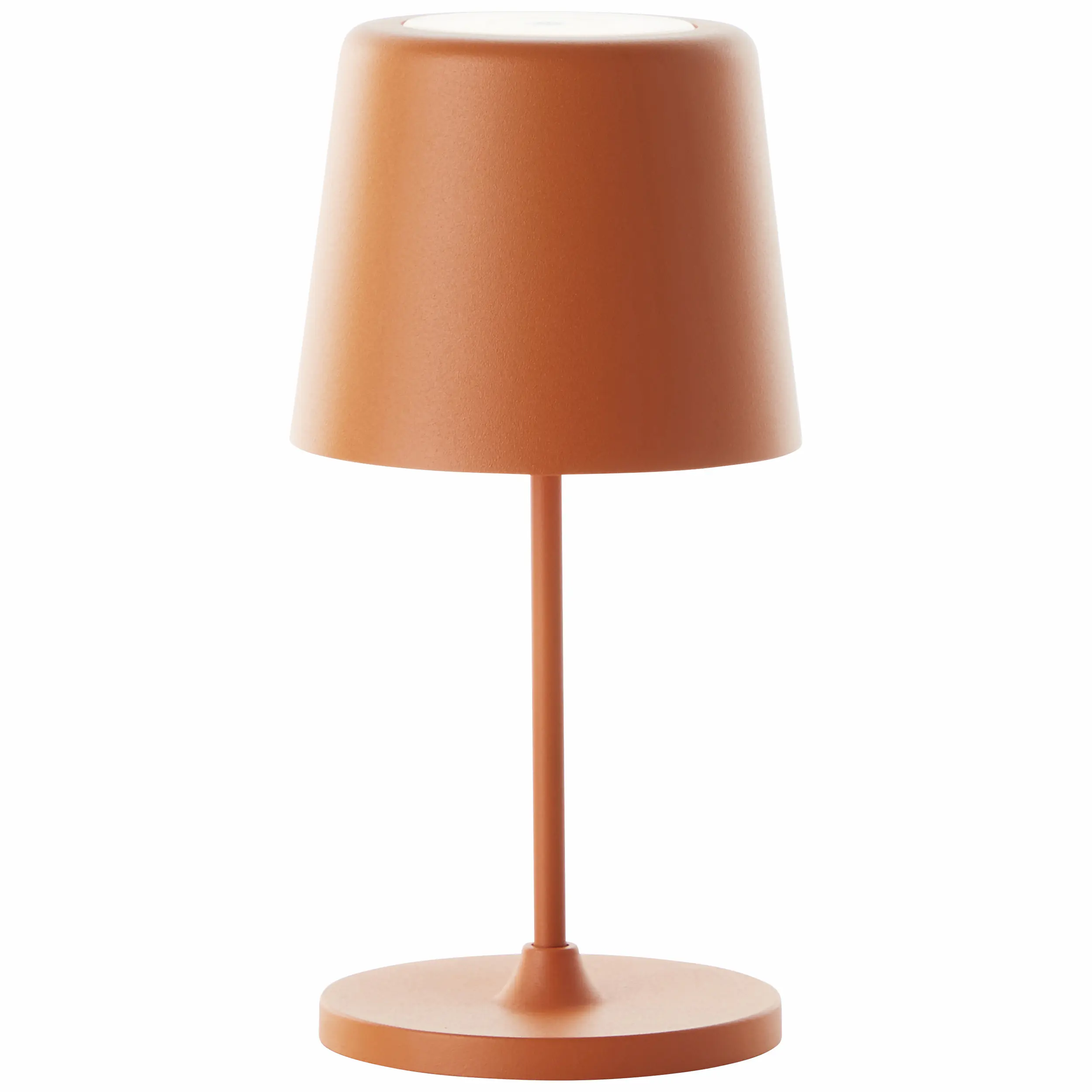 Brilliant LED Tischleuchte Kaami 2W 37 cm Metall orange matt warmweiß