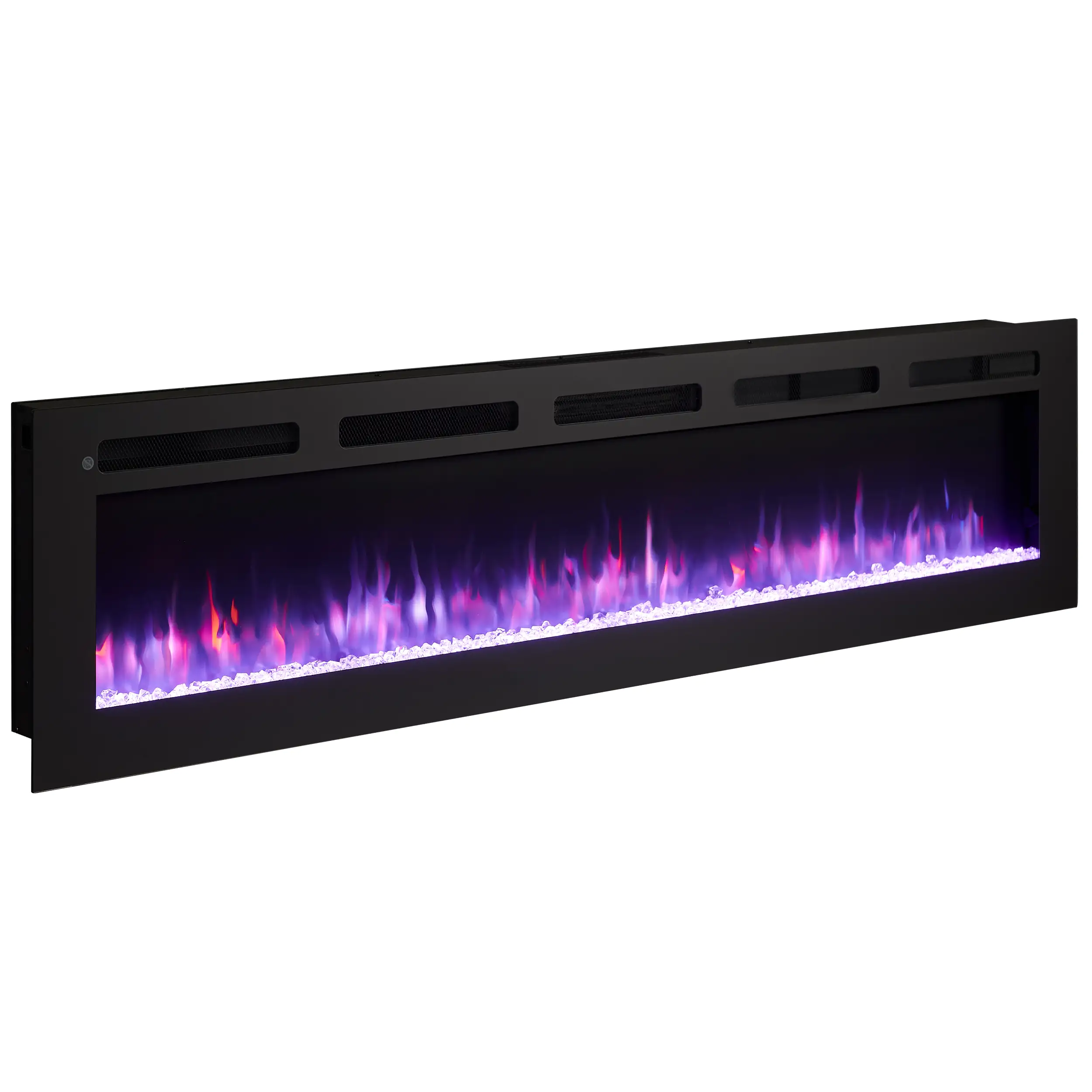 BALDERIA Elektrokamin schwarz Leif 70 1000/1800 Watt 43 x 178 cm