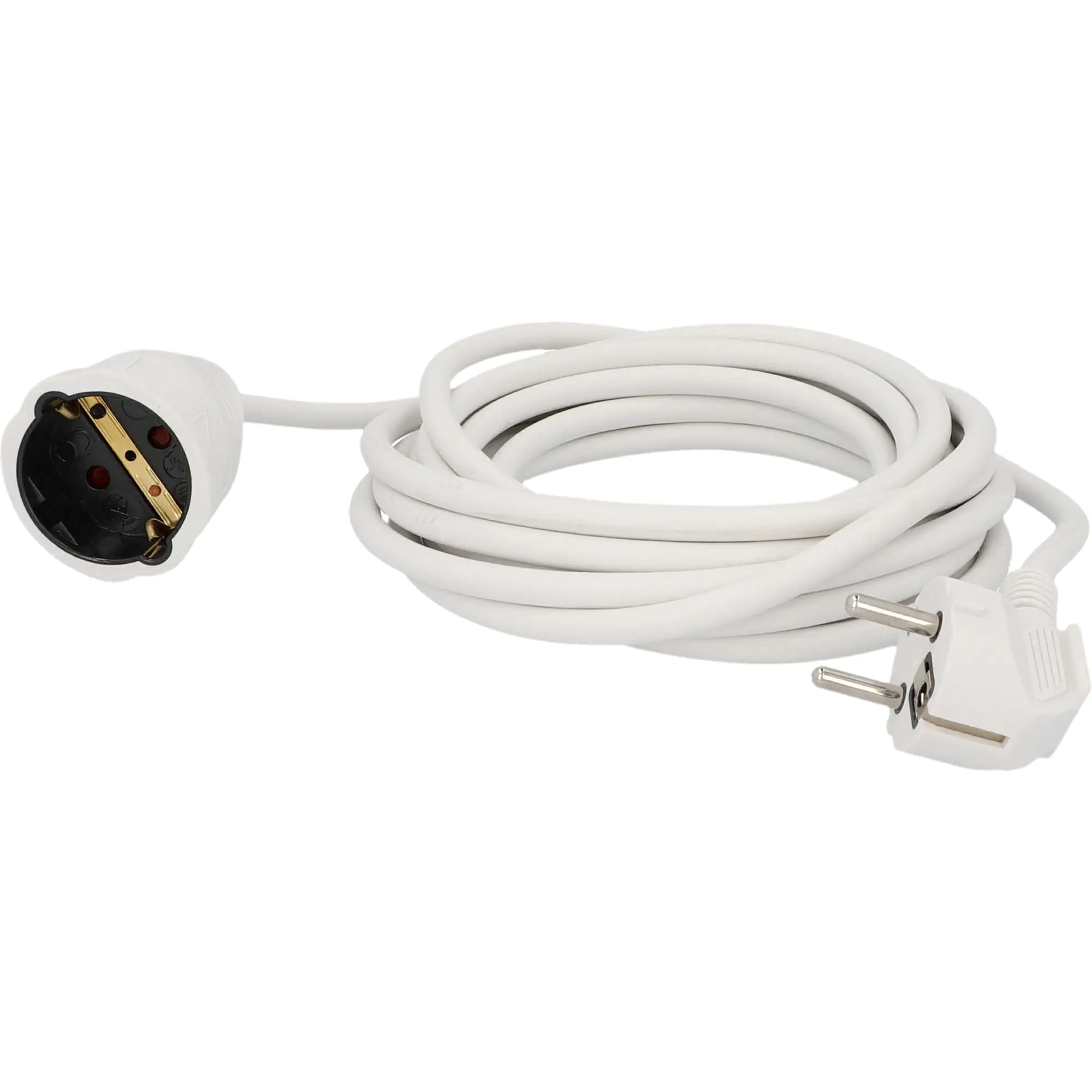 Unitec Verlängerungskabel Innen 5 Meter H05VV-F3G1,5, weiß