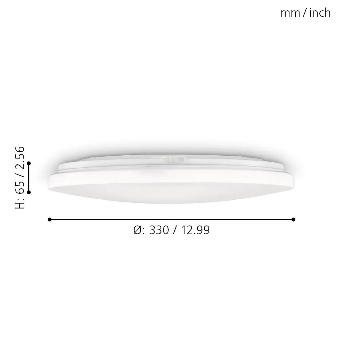 Eglo LED Deckenleuchte Frania-M weiß Ø 33 cm mit Sensor
