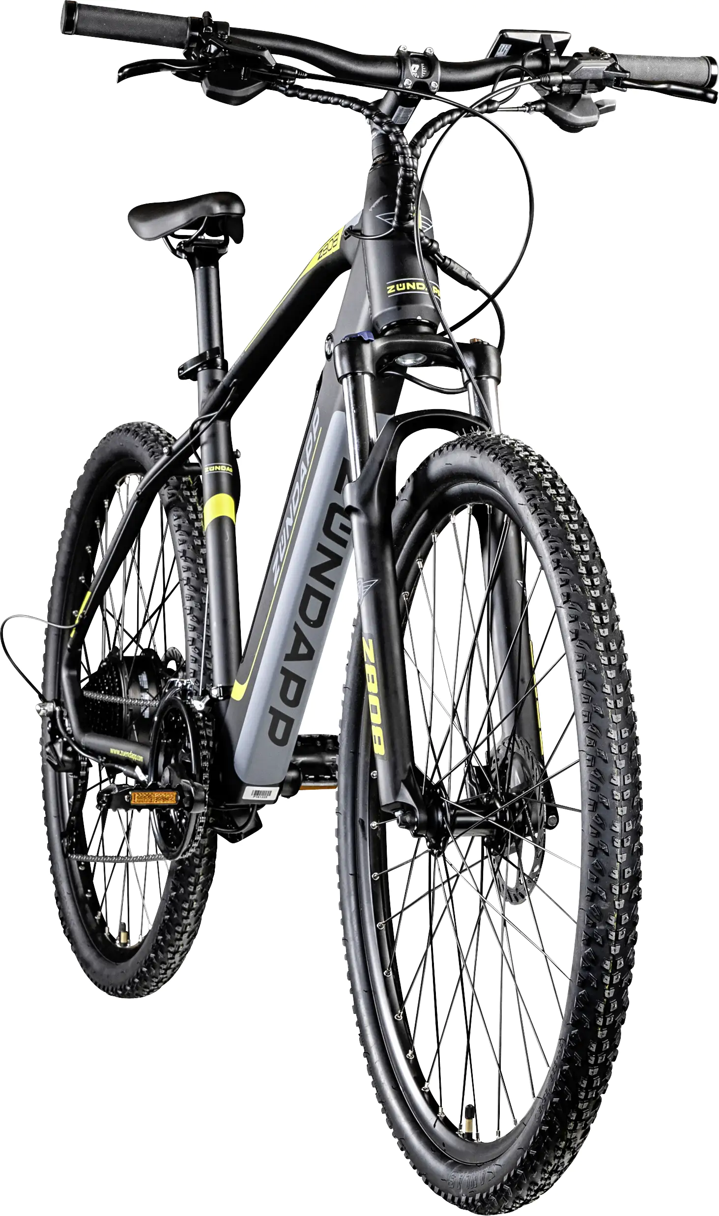 Zündapp E-Bike MTB Z808 29 Zoll 10-Gang 504 Wh schwarz gelb