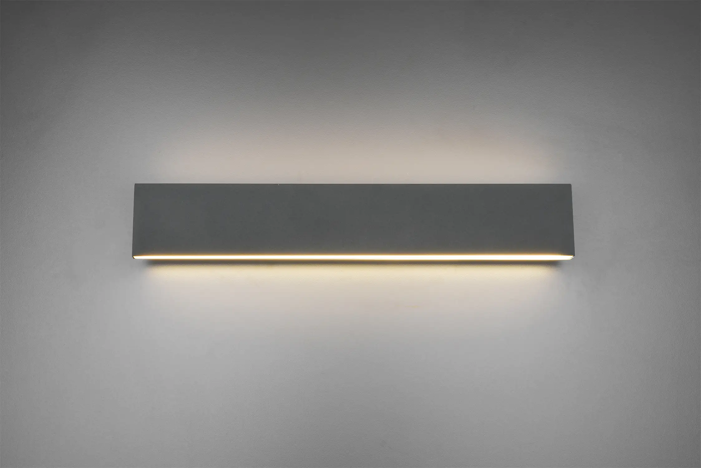 Trio LED Wandleuchte CONCHA anthrazit