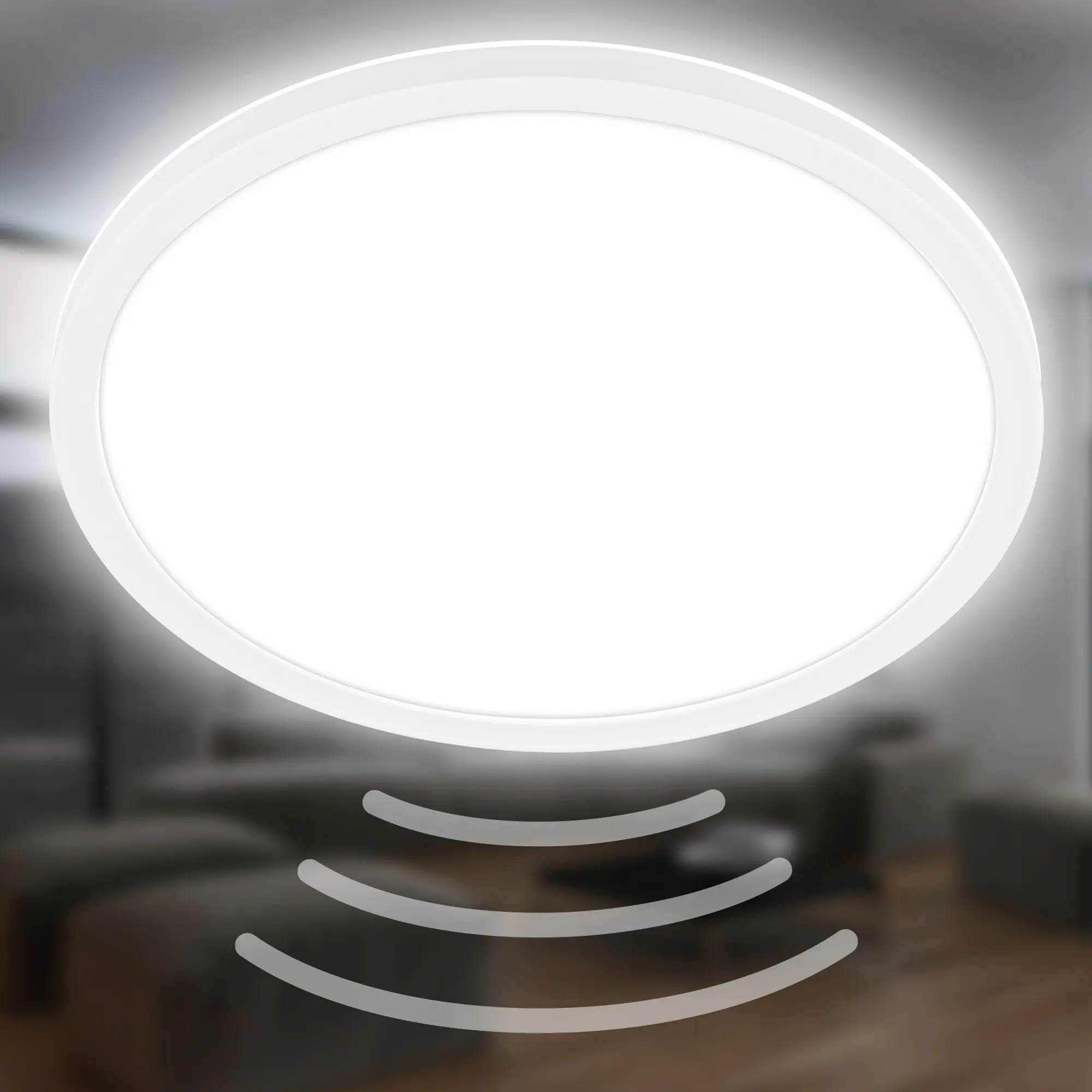 Briloner LED Deckenlampe Move 18W Ø 29cm weiß Bewegungssensor neutralweiß