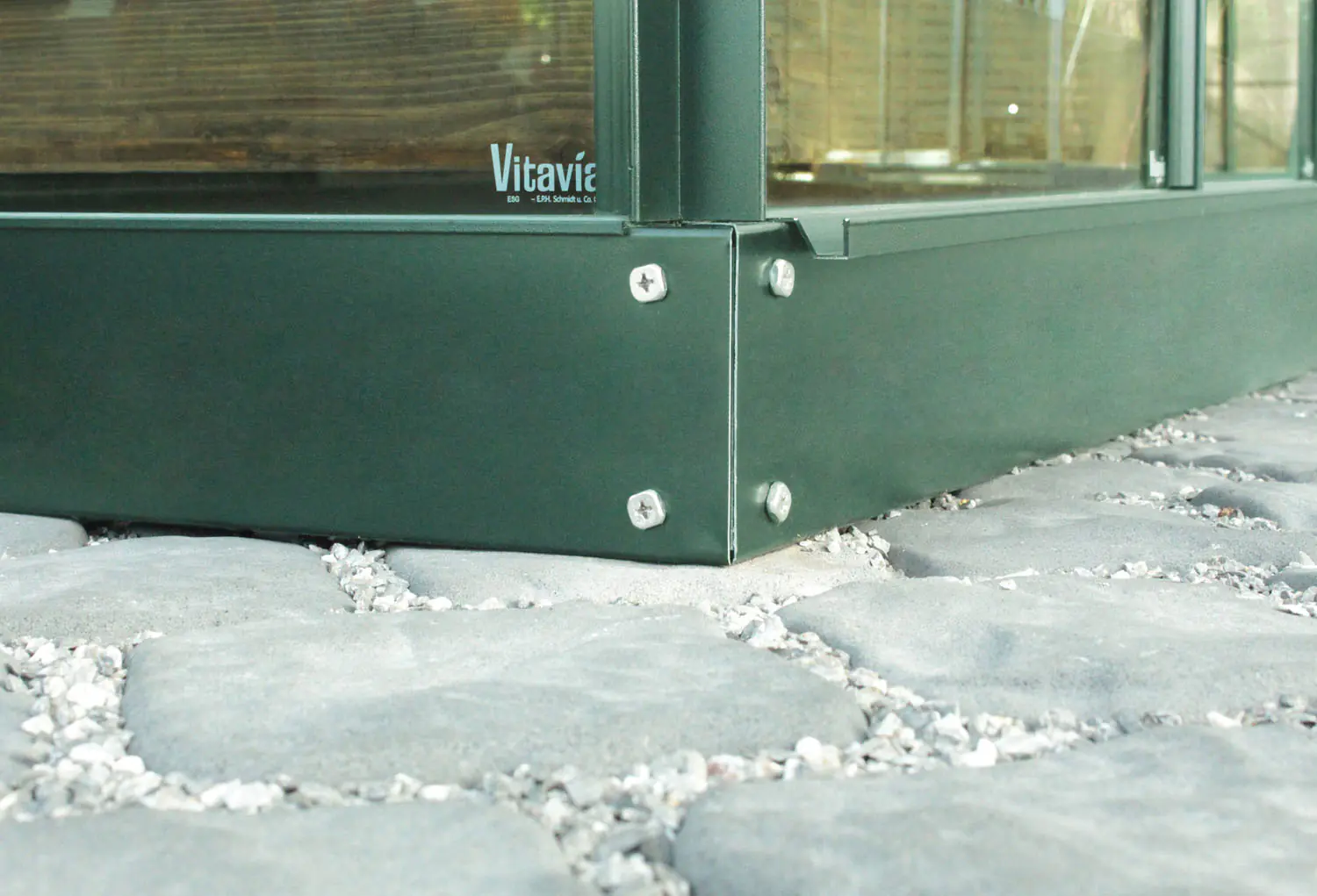 Vitavia Fundamentrahmen 4400 192 x 228 cm smaragd 12,5 cm hoch