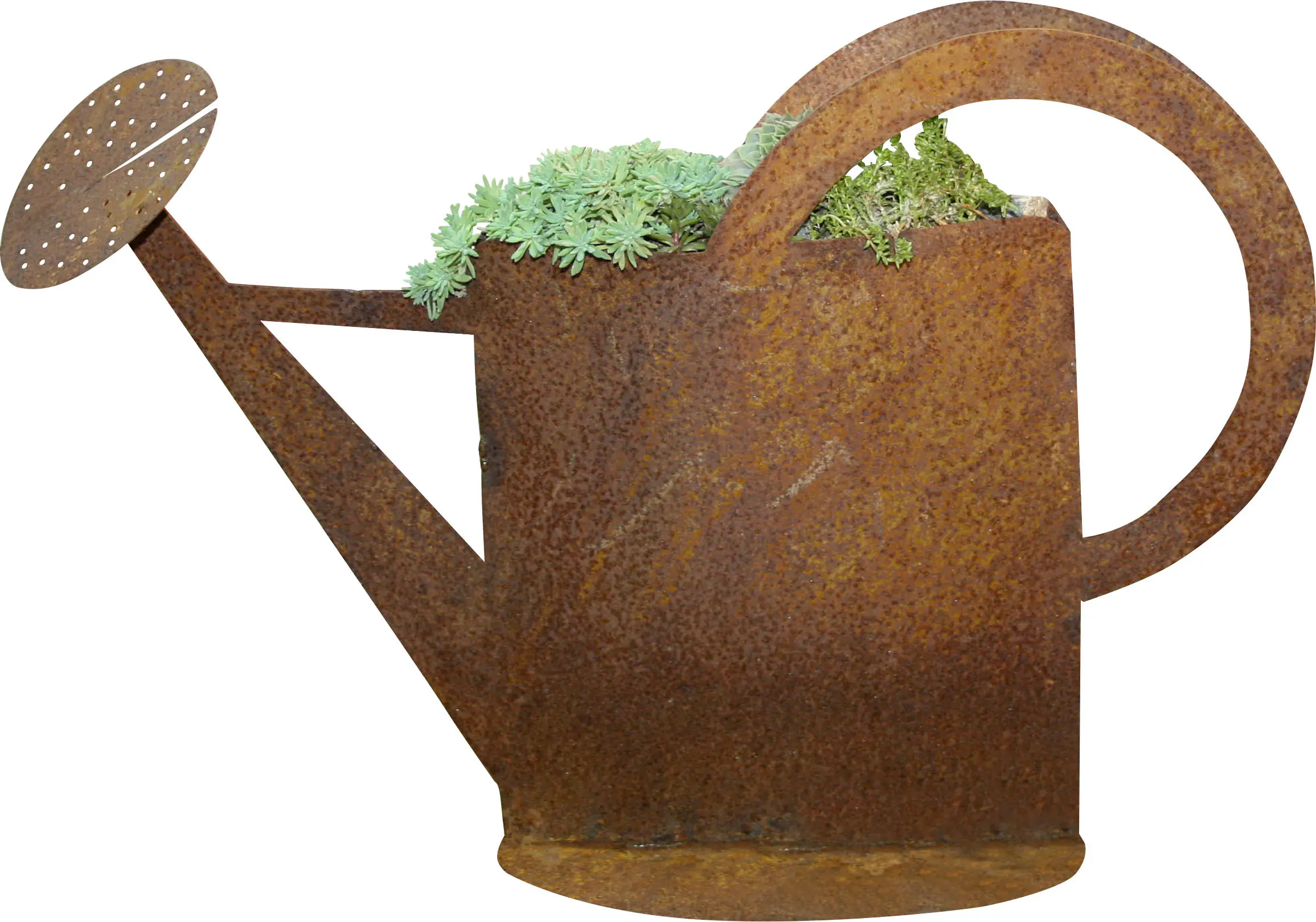 Badeko Gießkanne zum bepflanzen 30 x 45 cm rostbraun