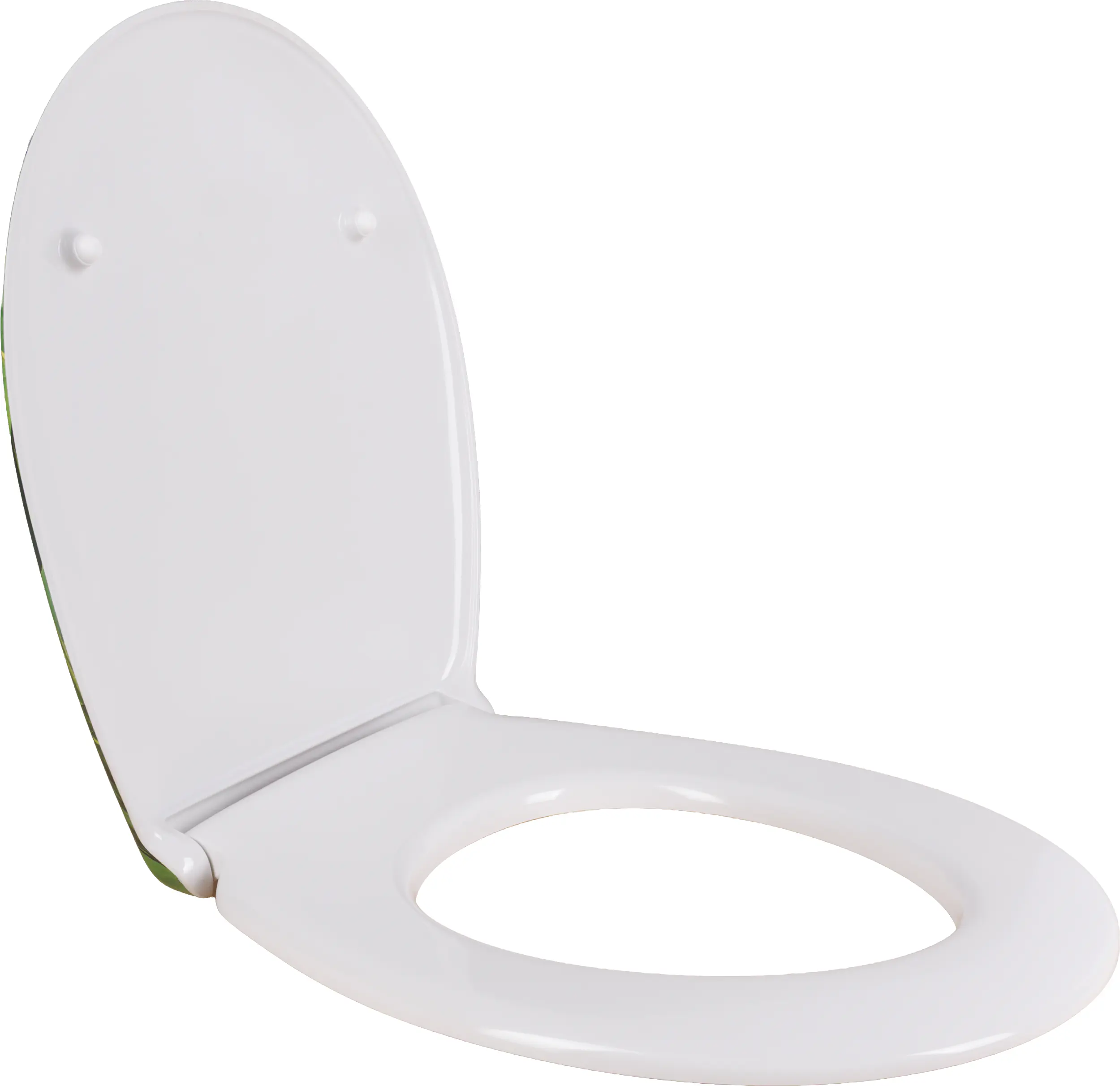 Primaster WC-Sitz mit Absenkautomatik Jungle weiß