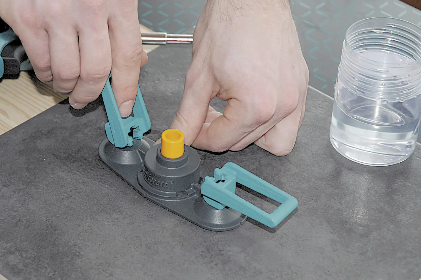 Wolfcraft Führung für Bohrkronen diamantbestreut Ceramic Ø 5 - 10 mm
