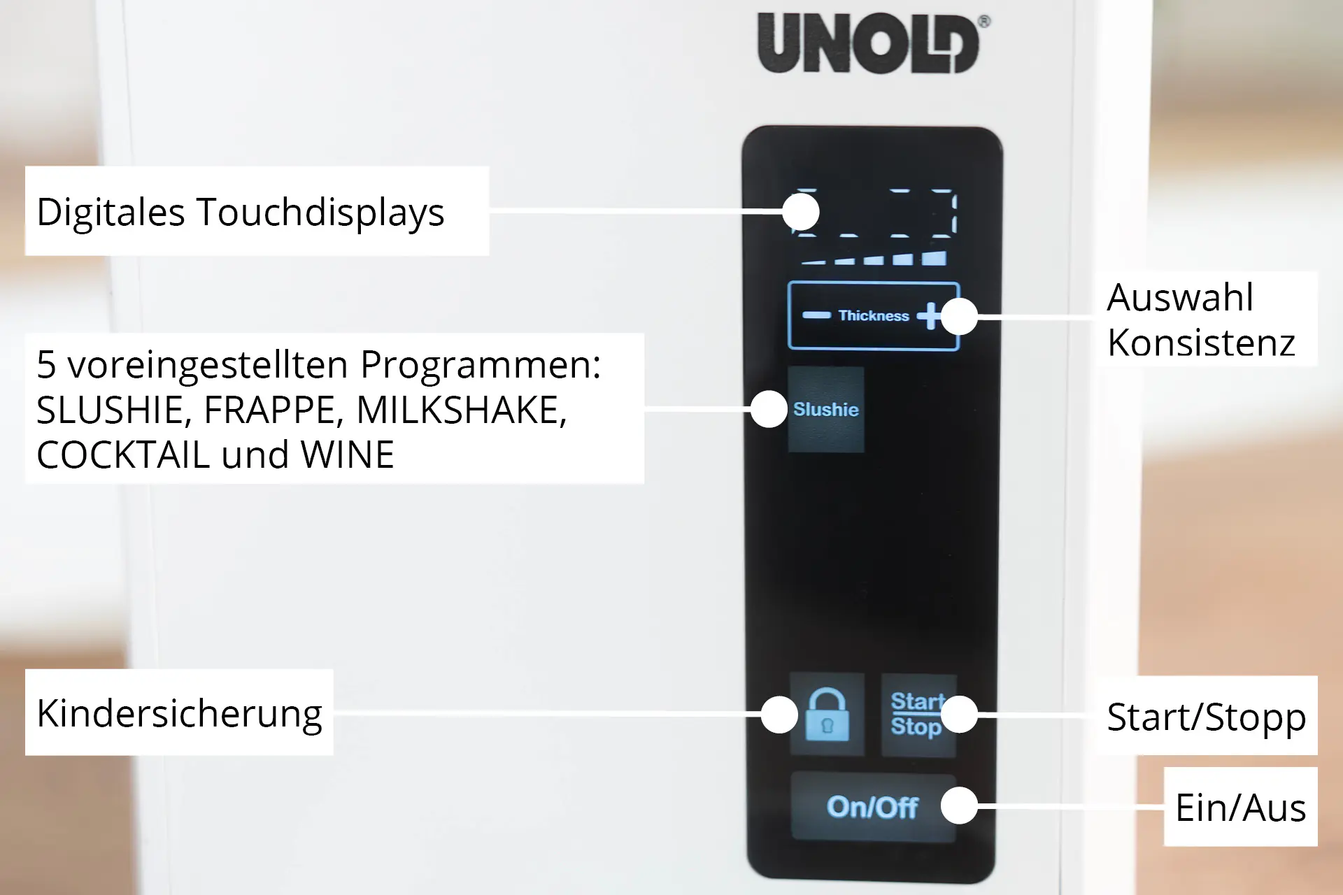 Unold Slush-Eismaschine Susi 48940 2 L weiß