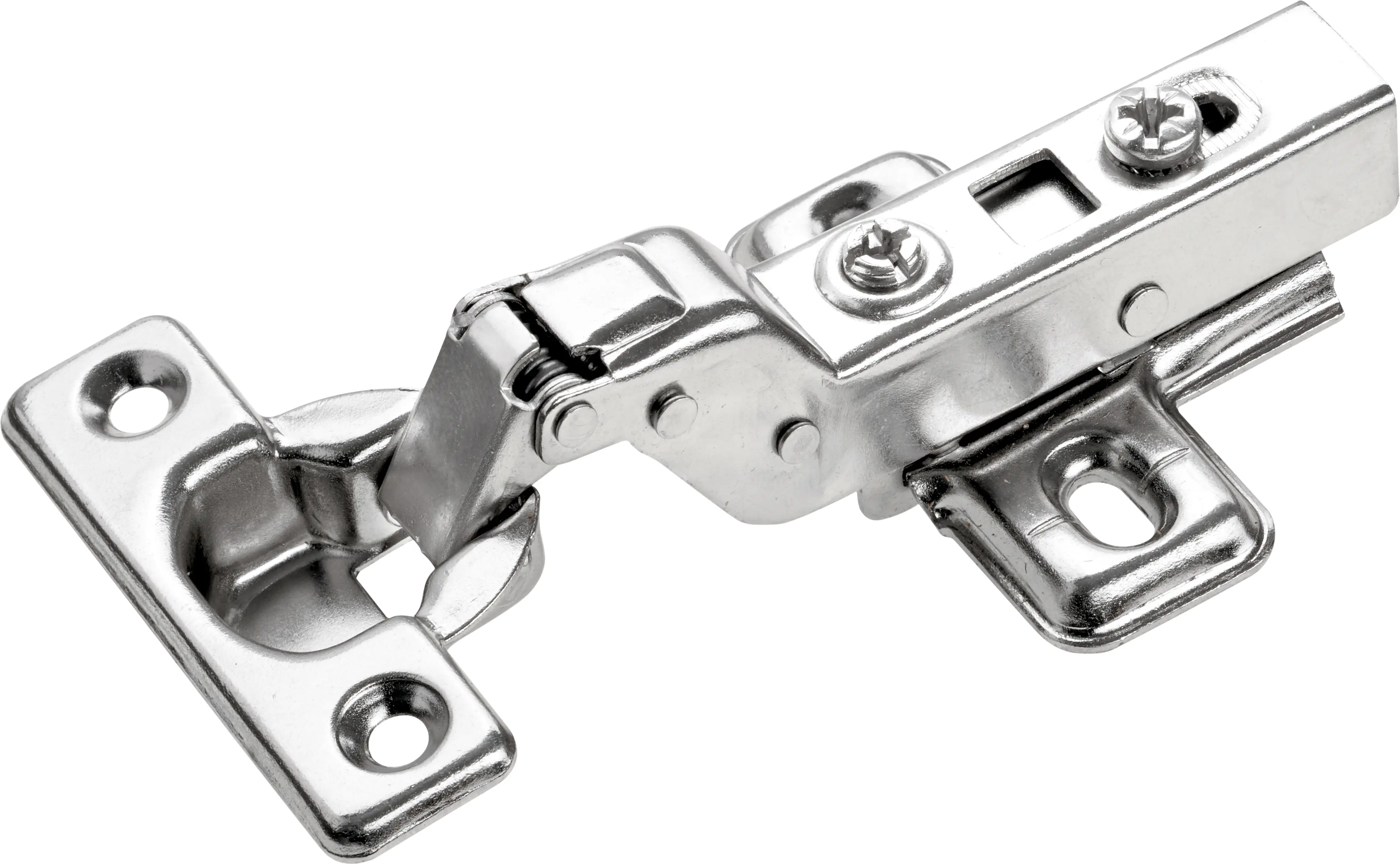 Hettich Topfscharniere Mini mit Klipsmontage und Dämpfung innenliegend