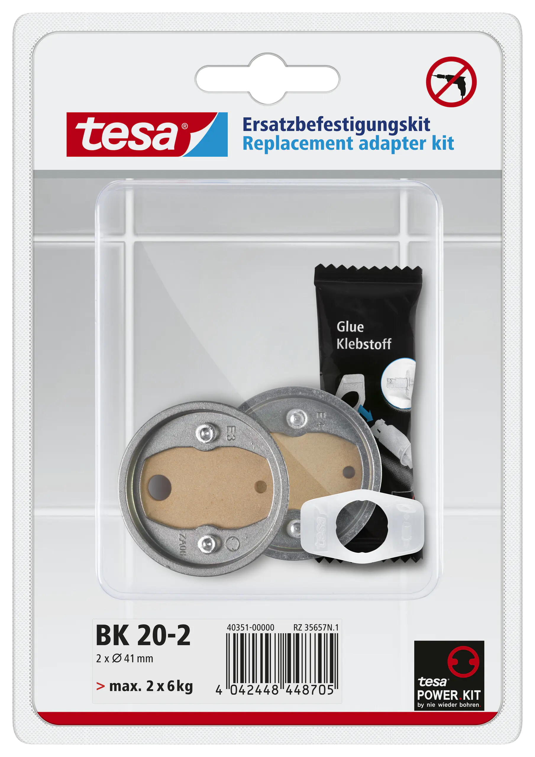 tesa Ersatz-Befestigungskit