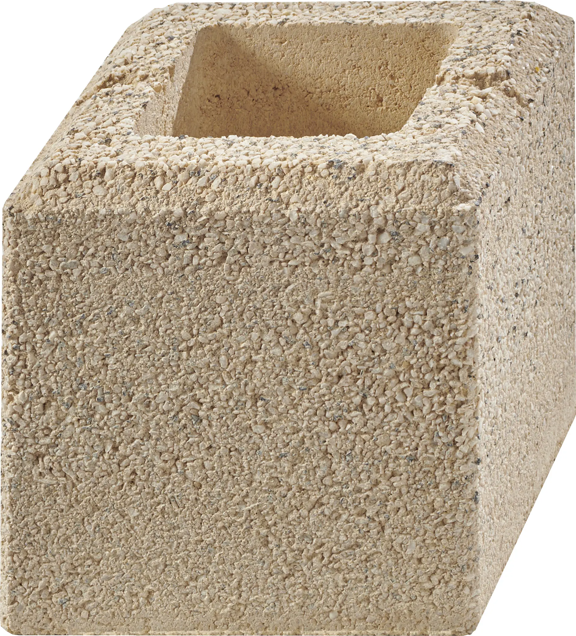 Kann Mauerstein Gomera 20 x 20 x 20 cm saharabeige