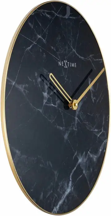 Nextime Wanduhr Marble Ø 40 cm