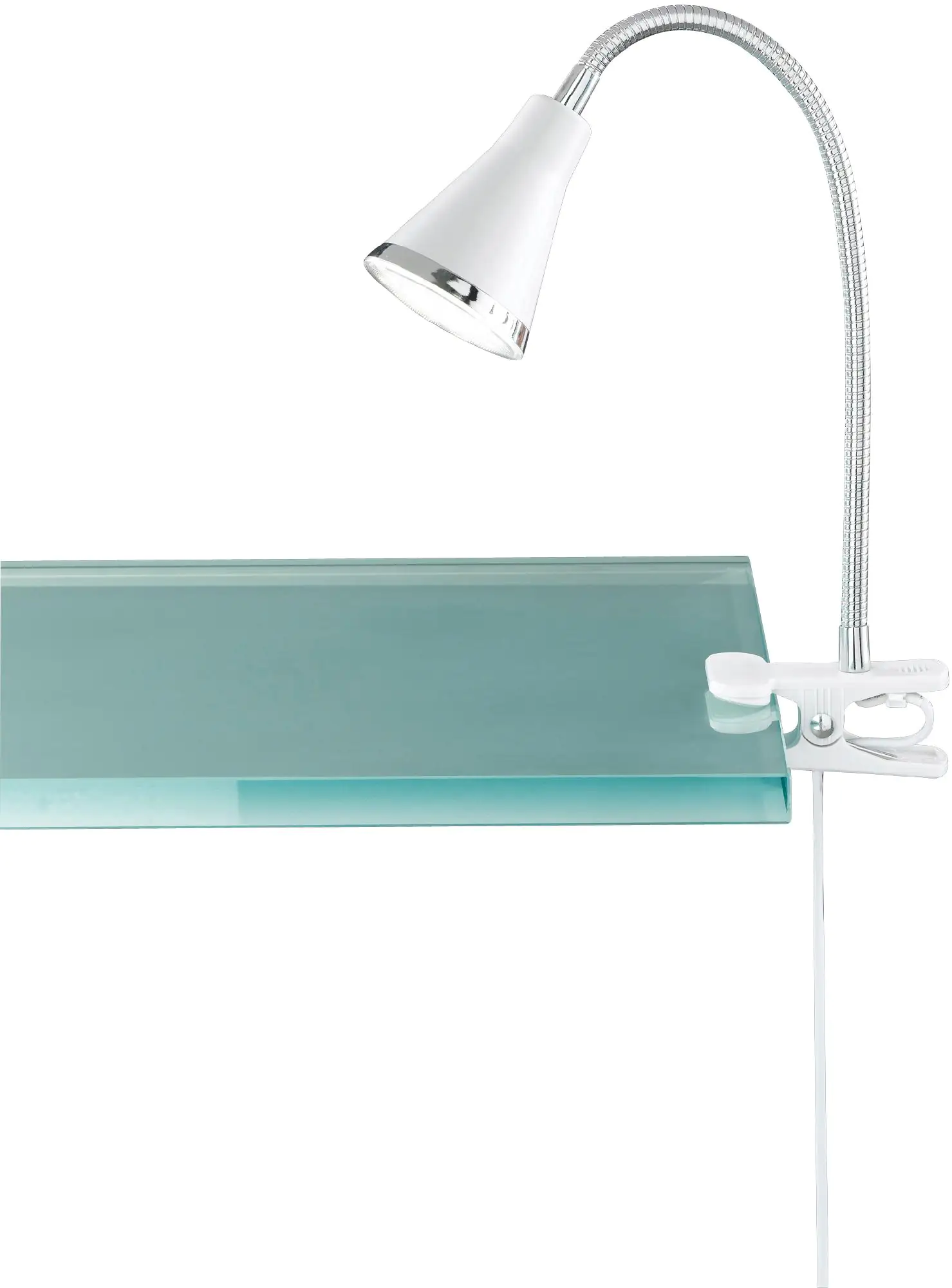 Reality Leuchten LED Klemmleuchte Arras weiß