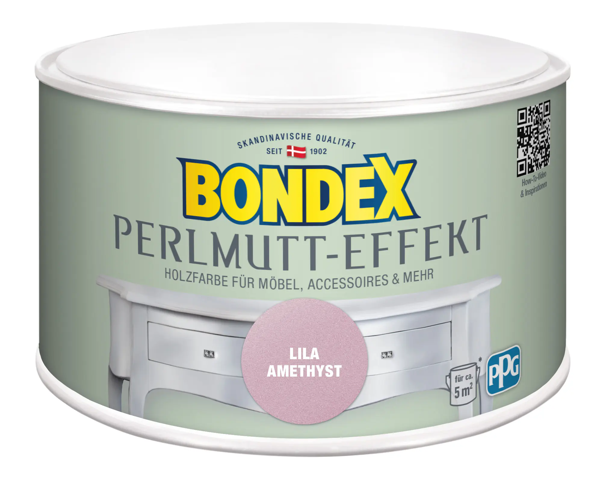 Bondex Holzfarbe Perlmutt-Effekt 500 ml lila amethyst