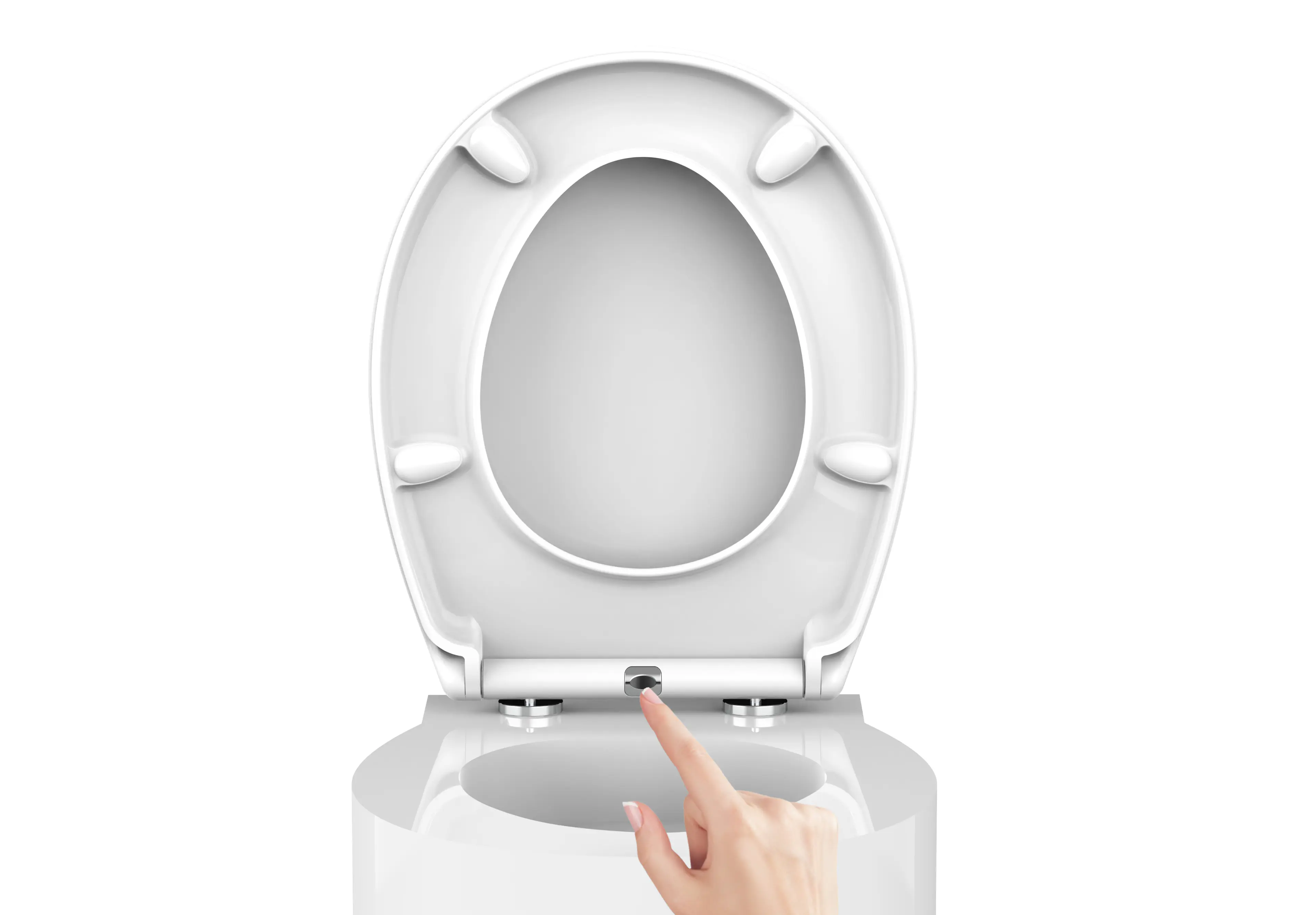 Primaster WC-Sitz mit Absenkautomatik Tiago weiß