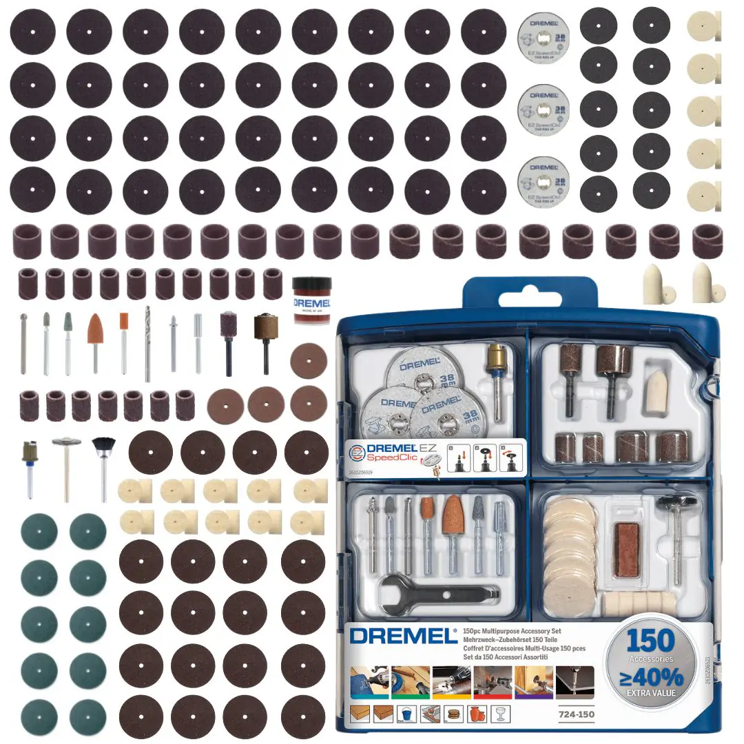 Dremel Mehrzweck-Zubehörset 150-teilig 