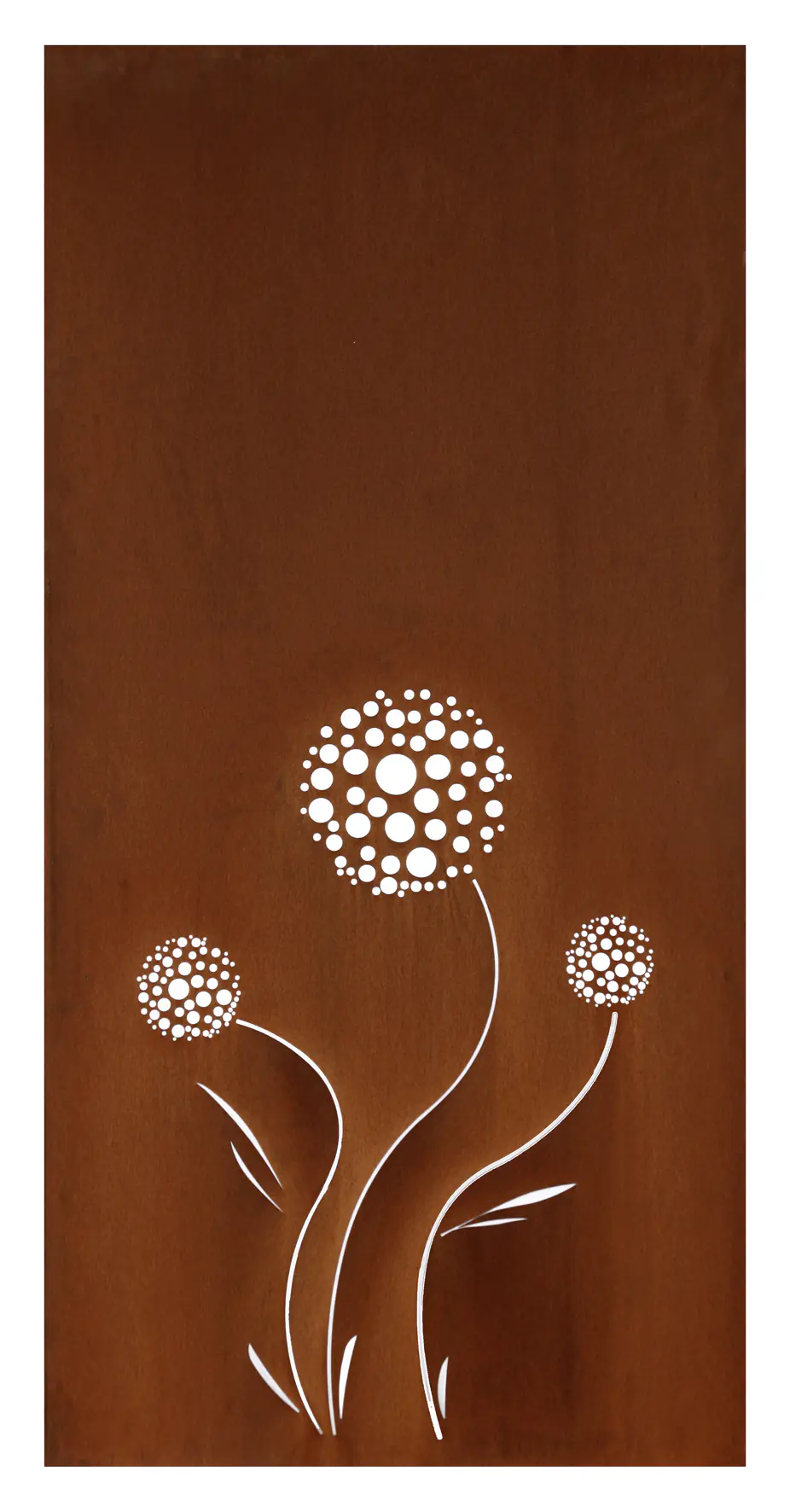Floraworld Sichtschutz Garten Dekor Leone 158 x 90 cm rostoptik