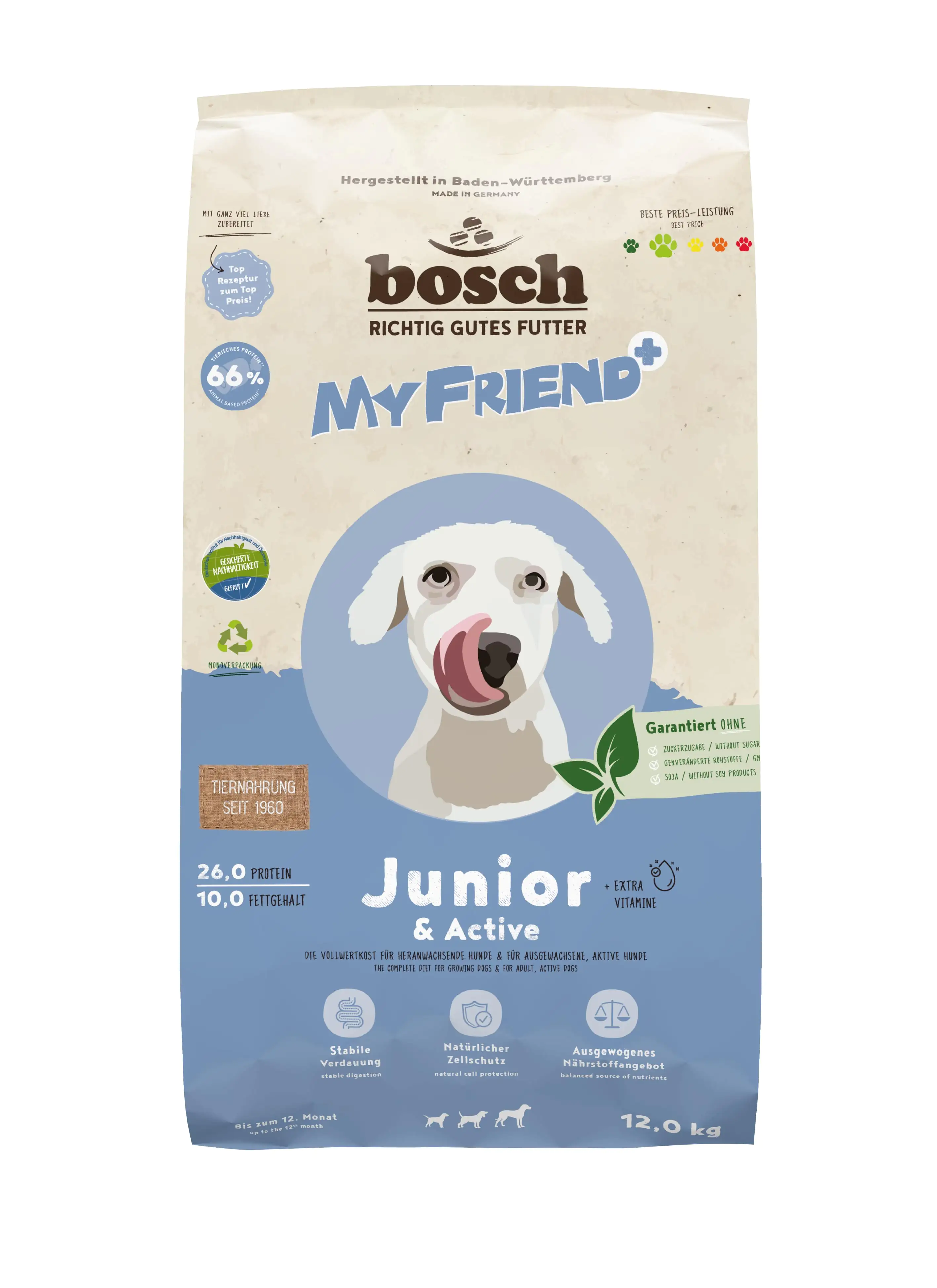 Bosch My Friend Hundetrockenfutter Junior 12 kg Geflügel 