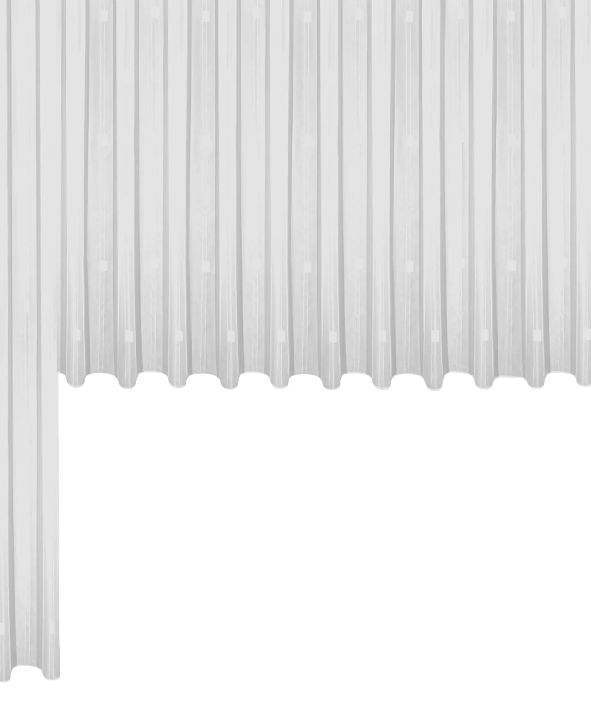 Neusser Collection Store mit Bleiband Christa weiß, 145 x 300 cm