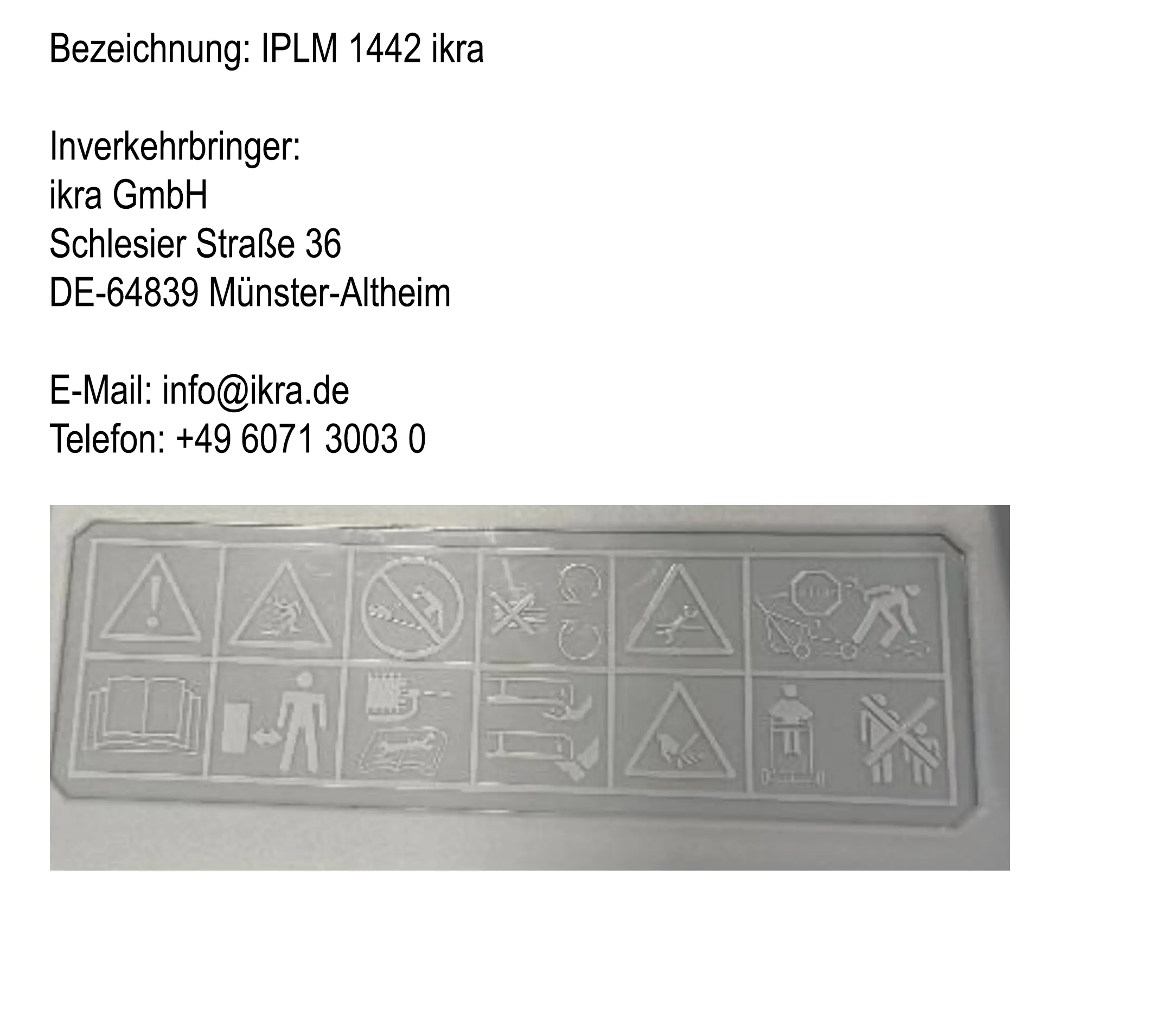 Ikra Benzin-Rasenmäher IPLM 1442 2,6 kW, 42 cm Schnittbreite