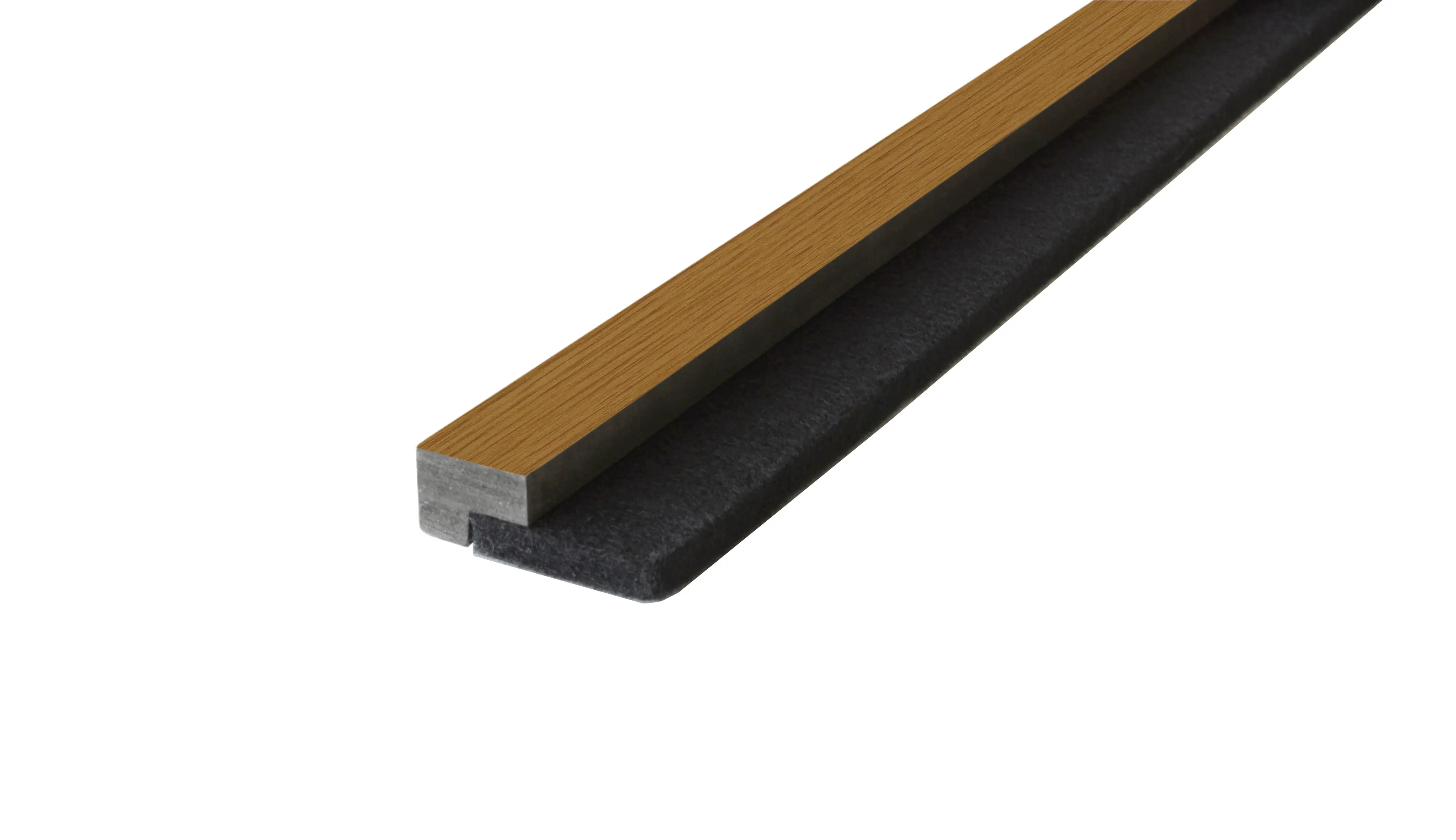 Neuhofer Abschlussleiste für Akustikpaneele 275 x 5,3 x 1,8 cm eiche Dekor 