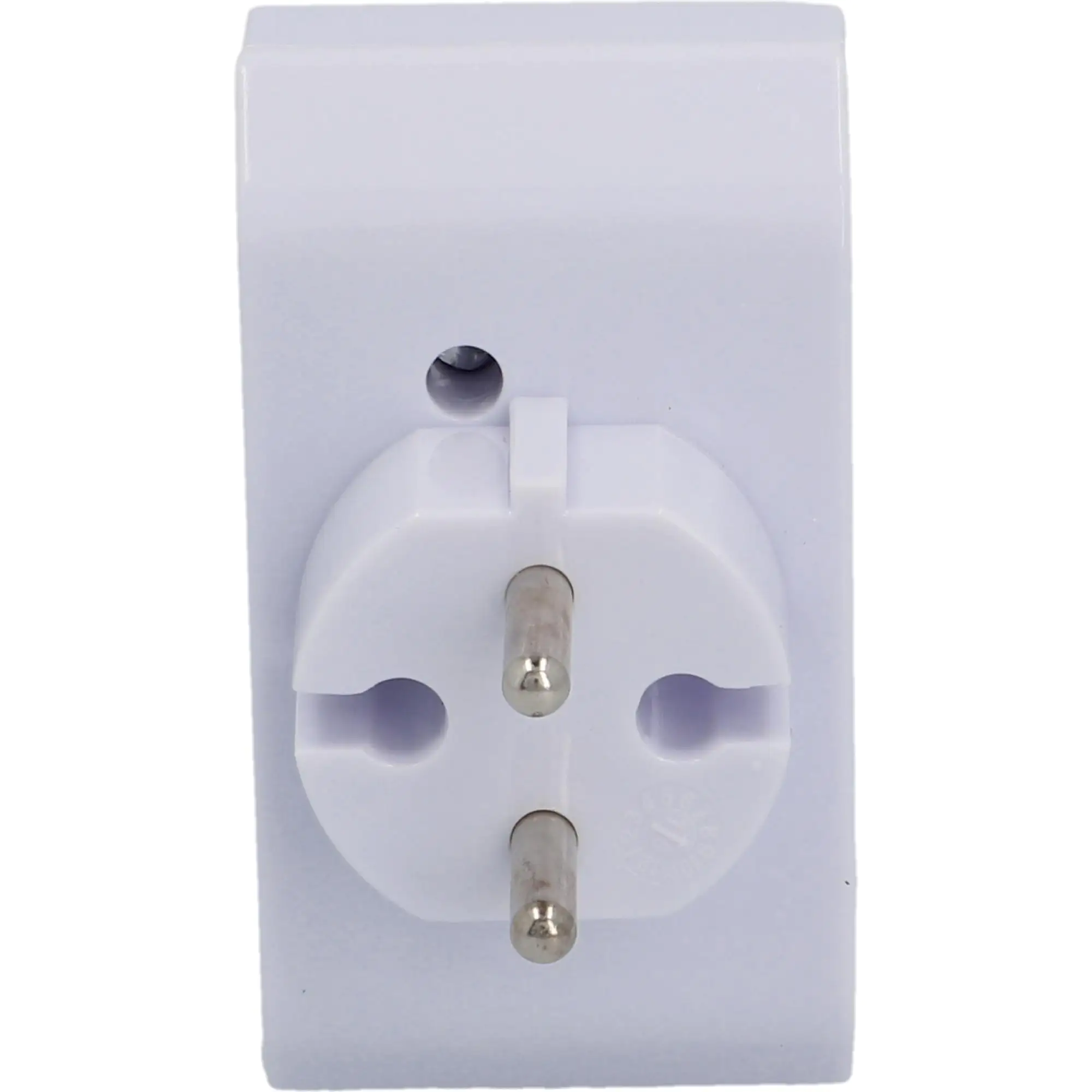 Euro-Adapter 2-fach flach weiß
