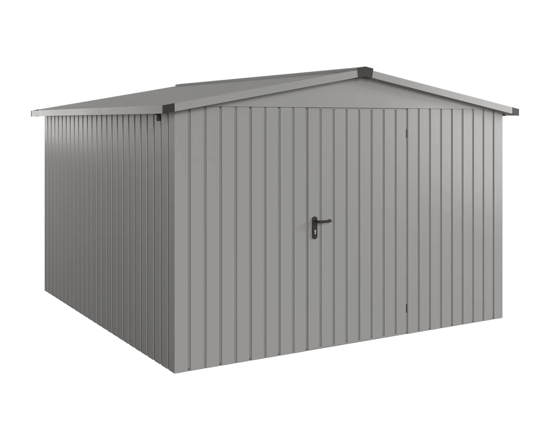 EcoStar Metallgerätehaus Euroline ESD14 graualuminium 310 x 310 cm 1-flg.
